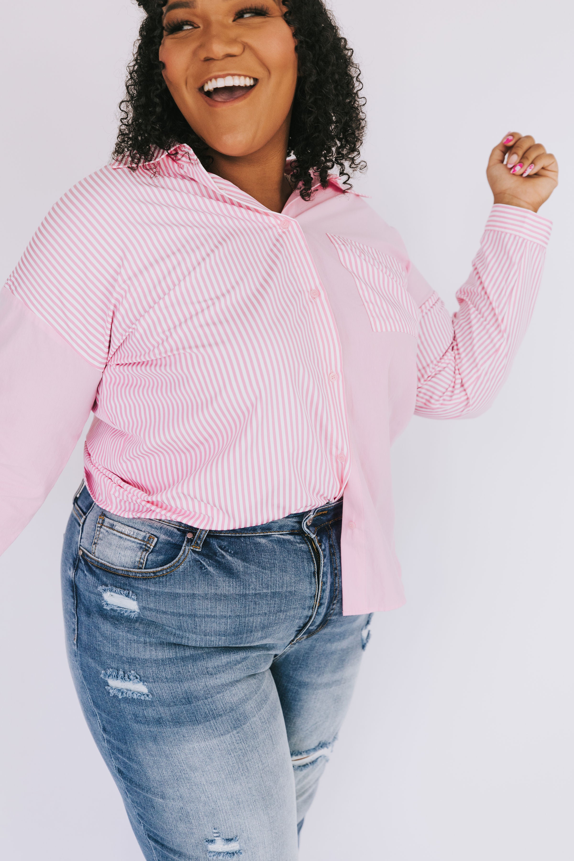 PLUS SIZE - Beautiful Believer Top
