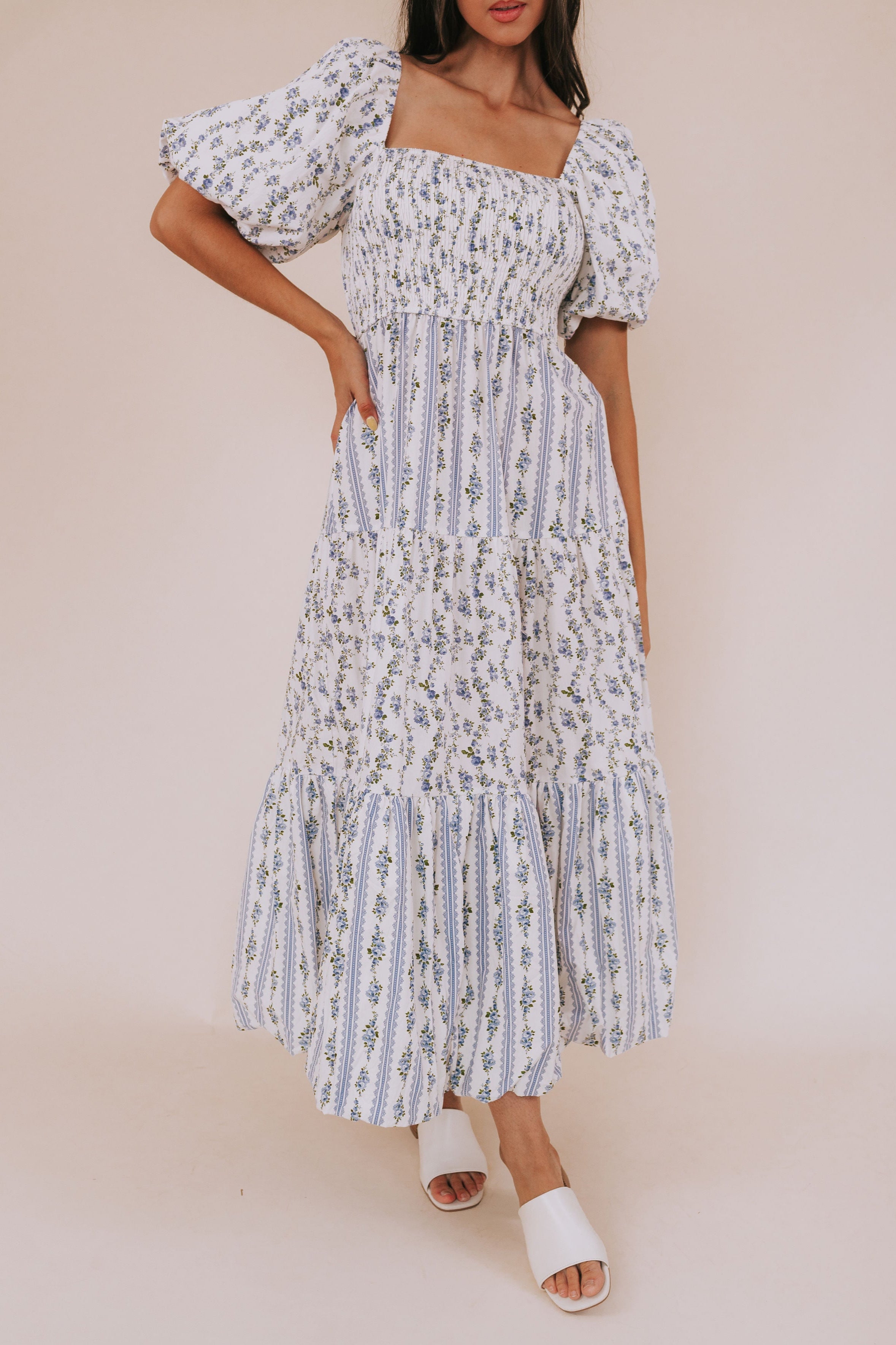 Santorini Skies Dress