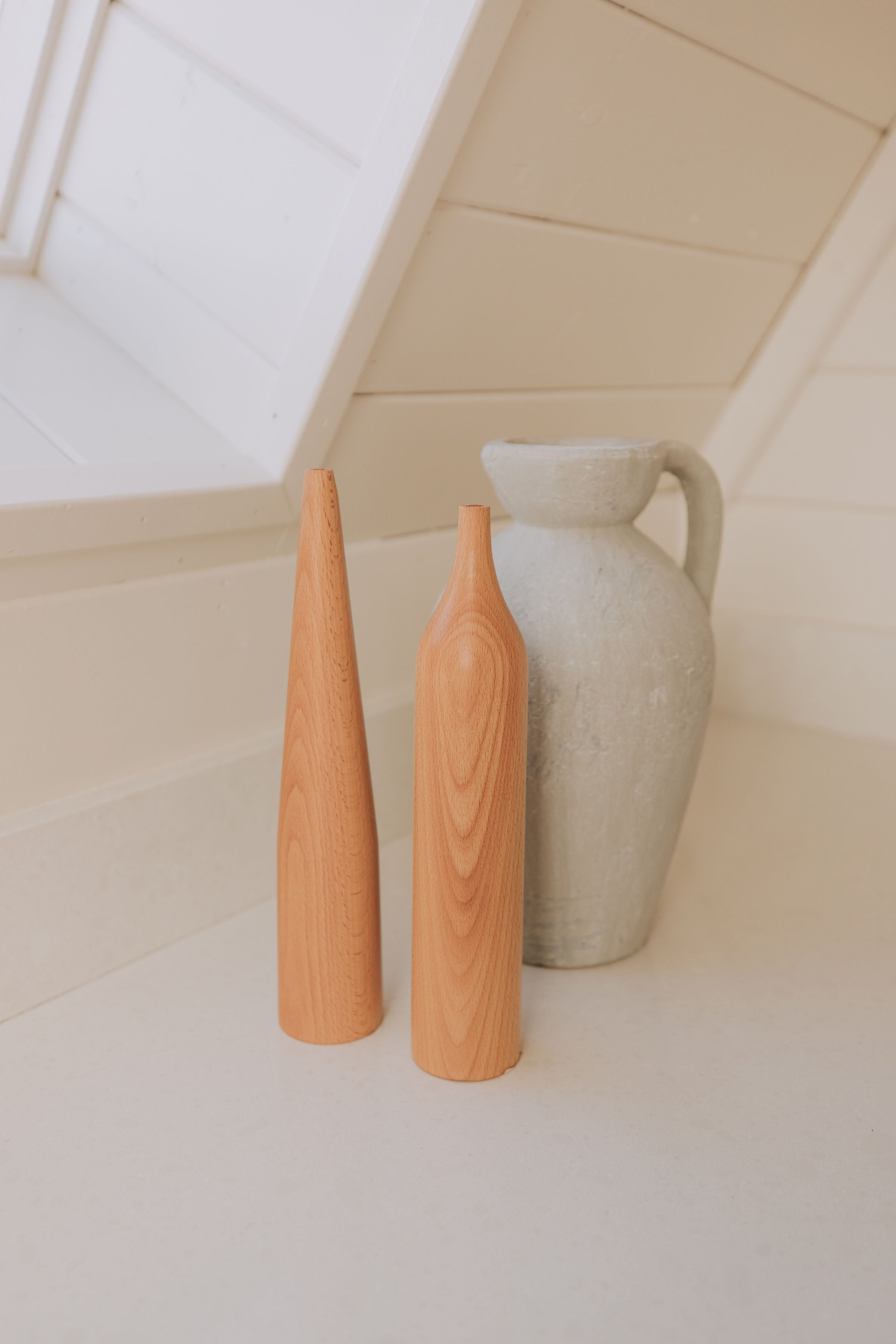 Minimalism Wooden Vase - 2 Options
