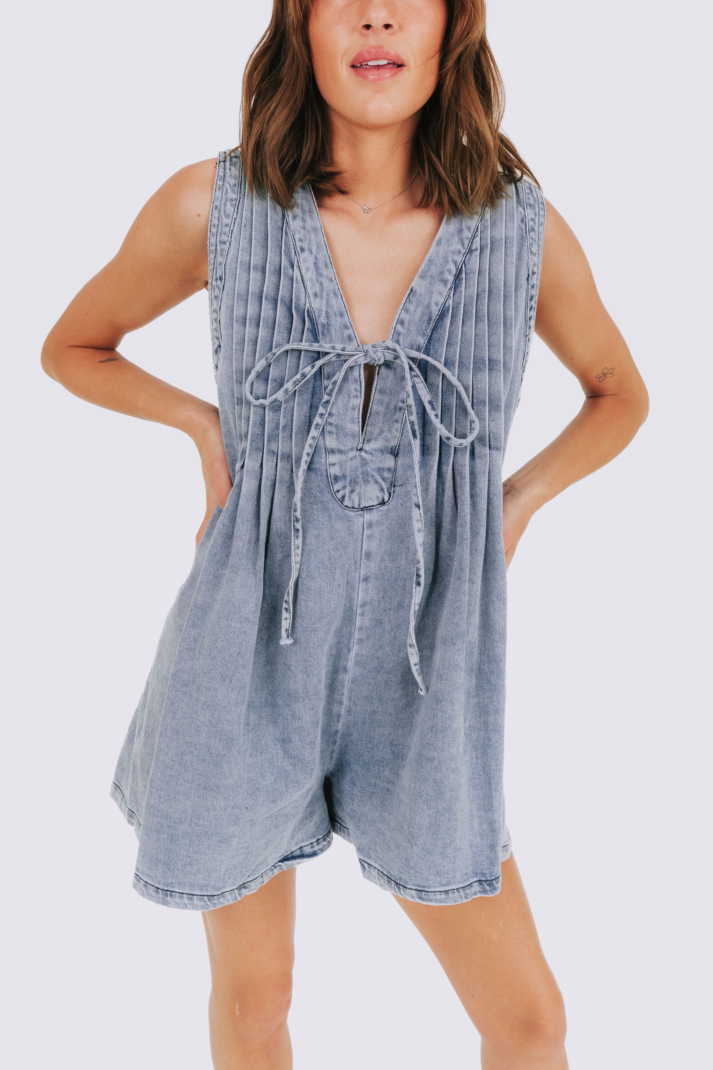 Jean Jubilee Romper