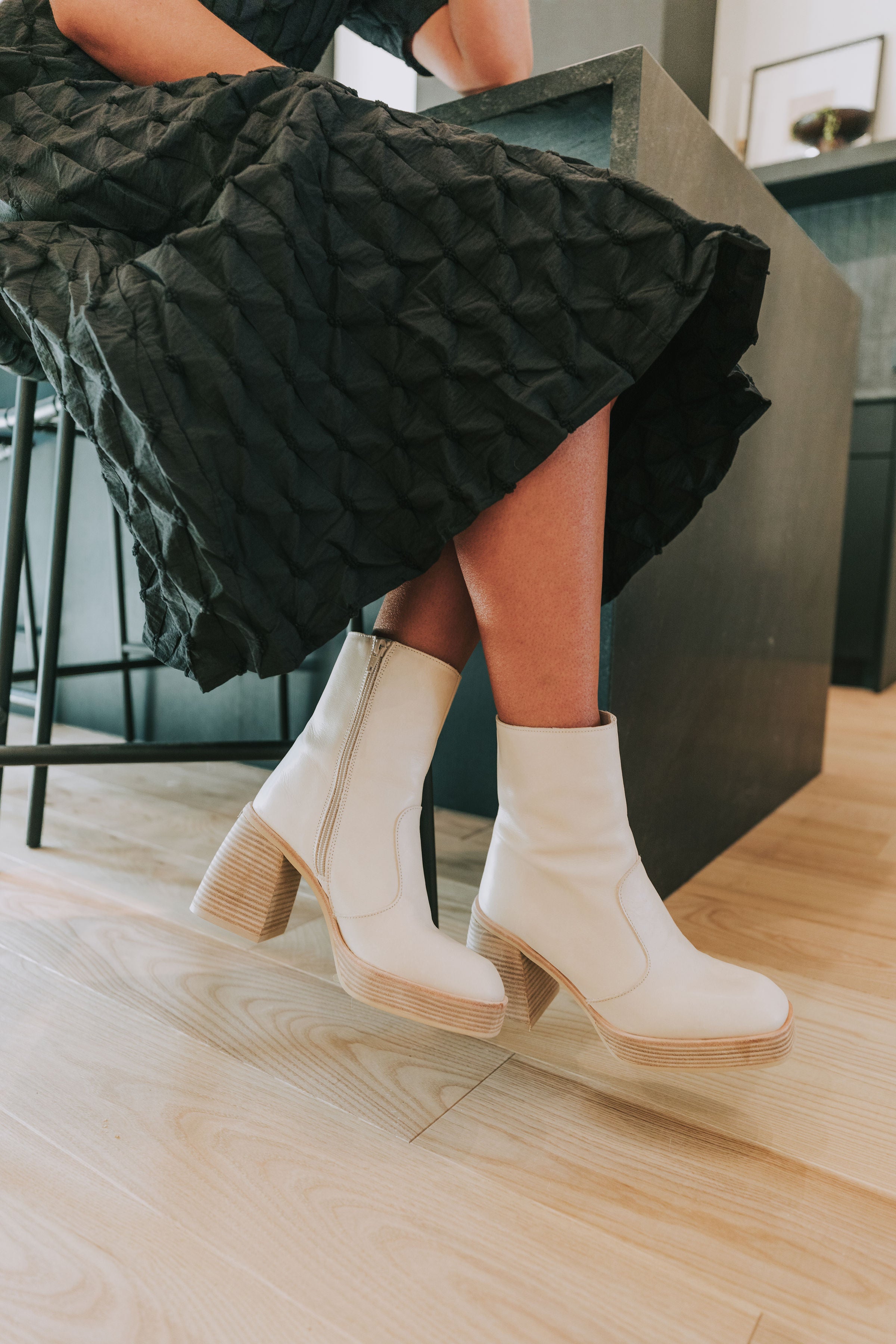 FREE PEOPLE - Ruby Platform Ankle Boots