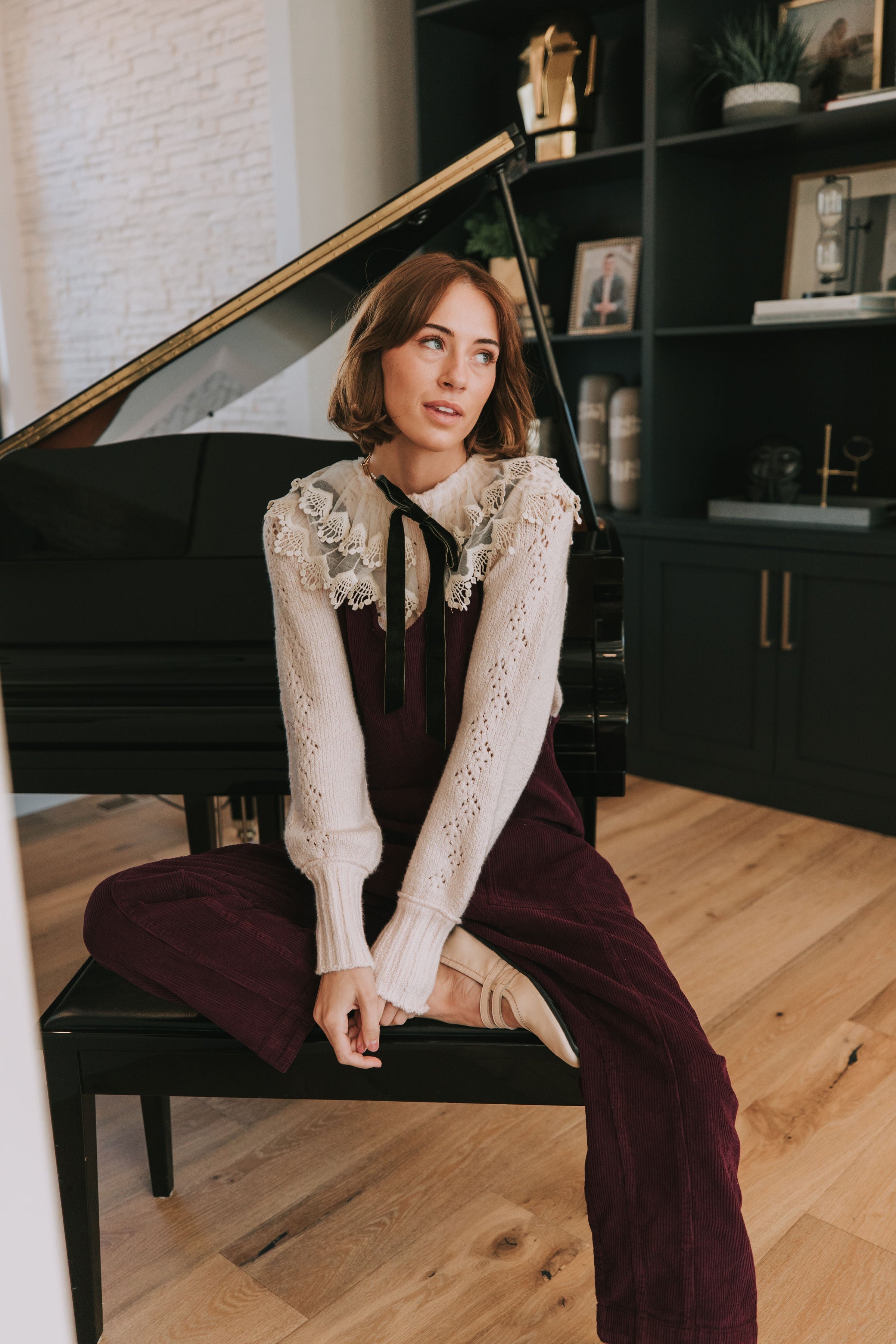 FREE PEOPLE - High Roller Cord Jumpsuit by Free People in Italian Plum