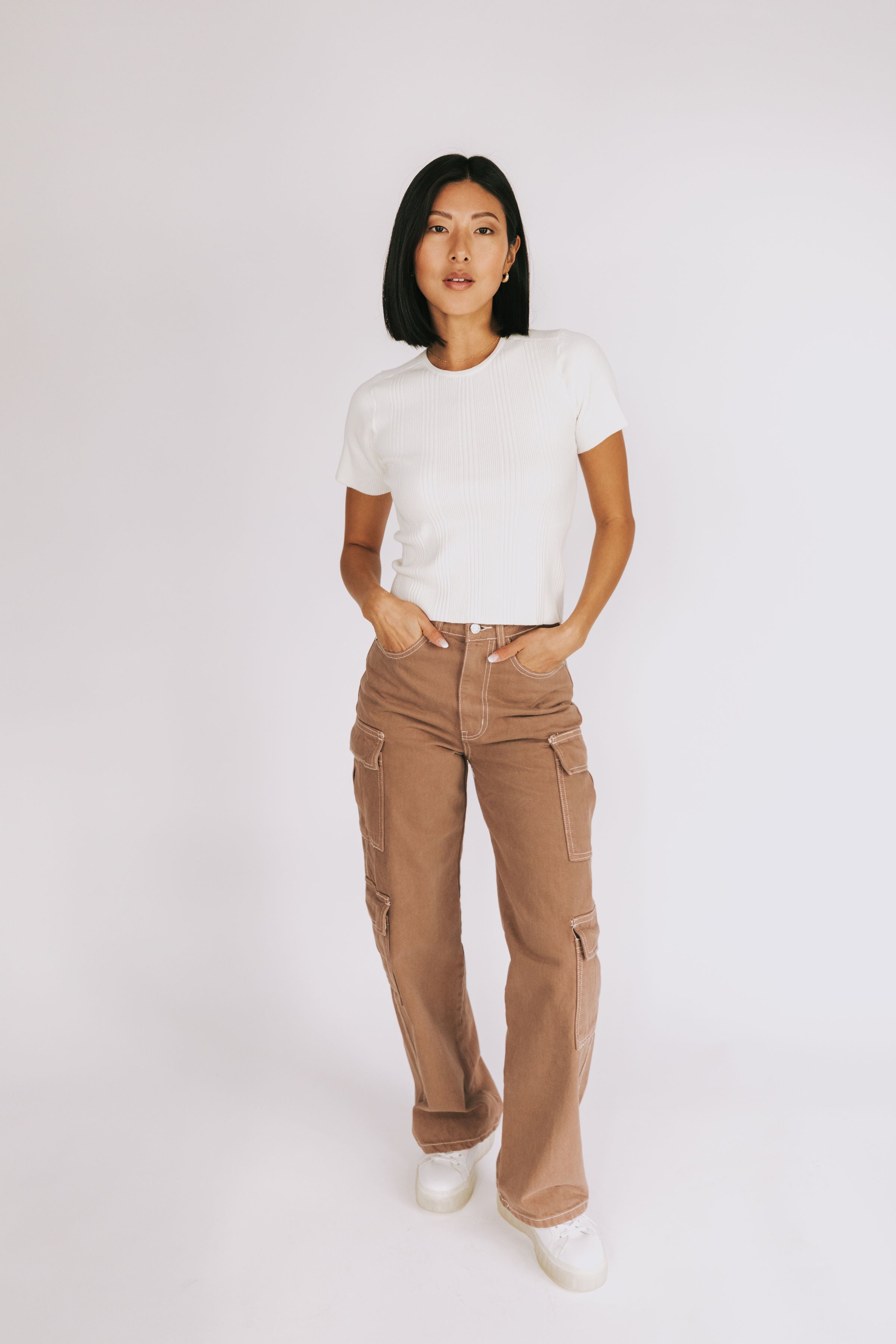 Say It Loud Cargo Jeans - 2 Colors!