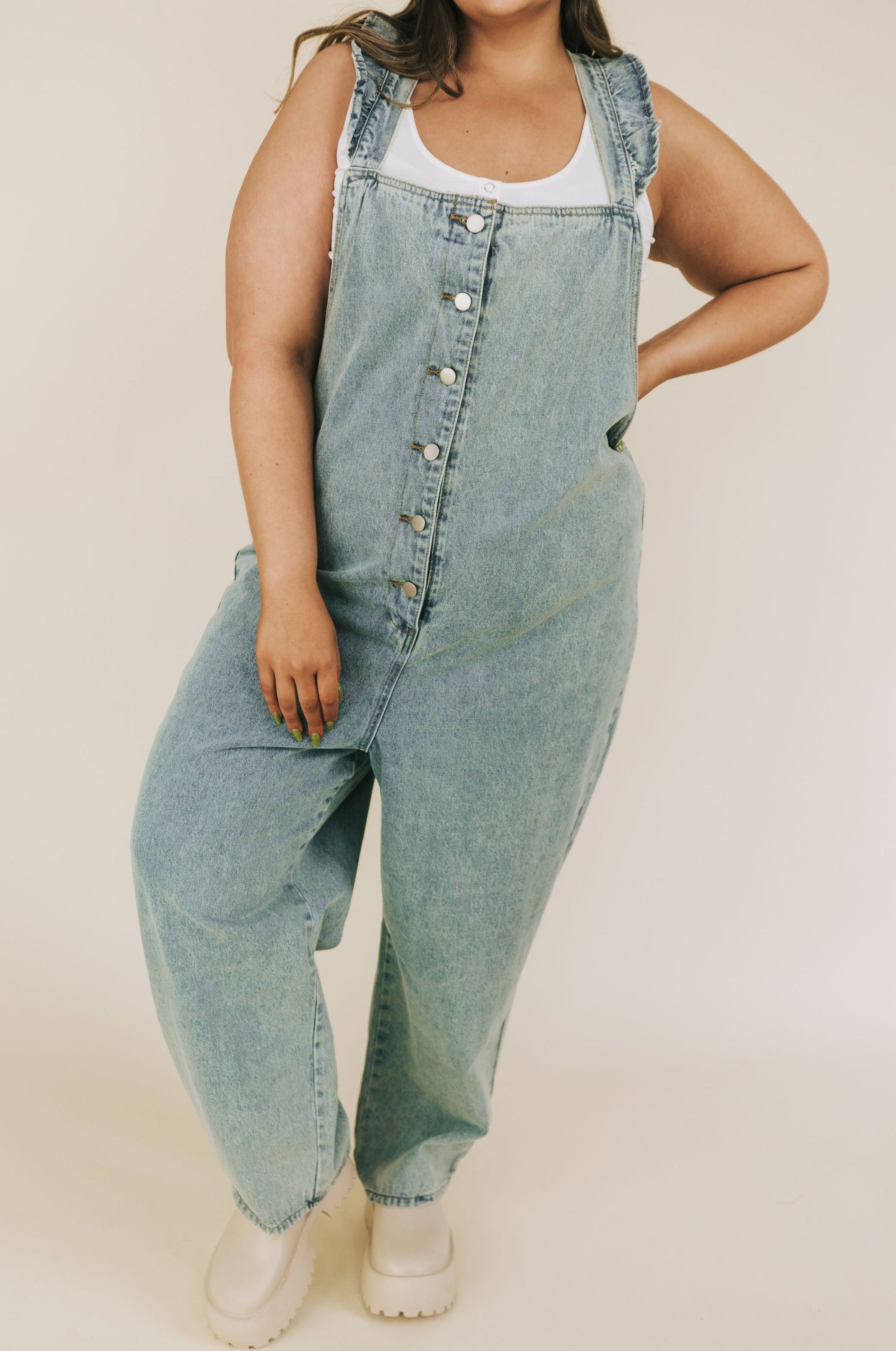 PLUS SIZE - Make It Right Overalls