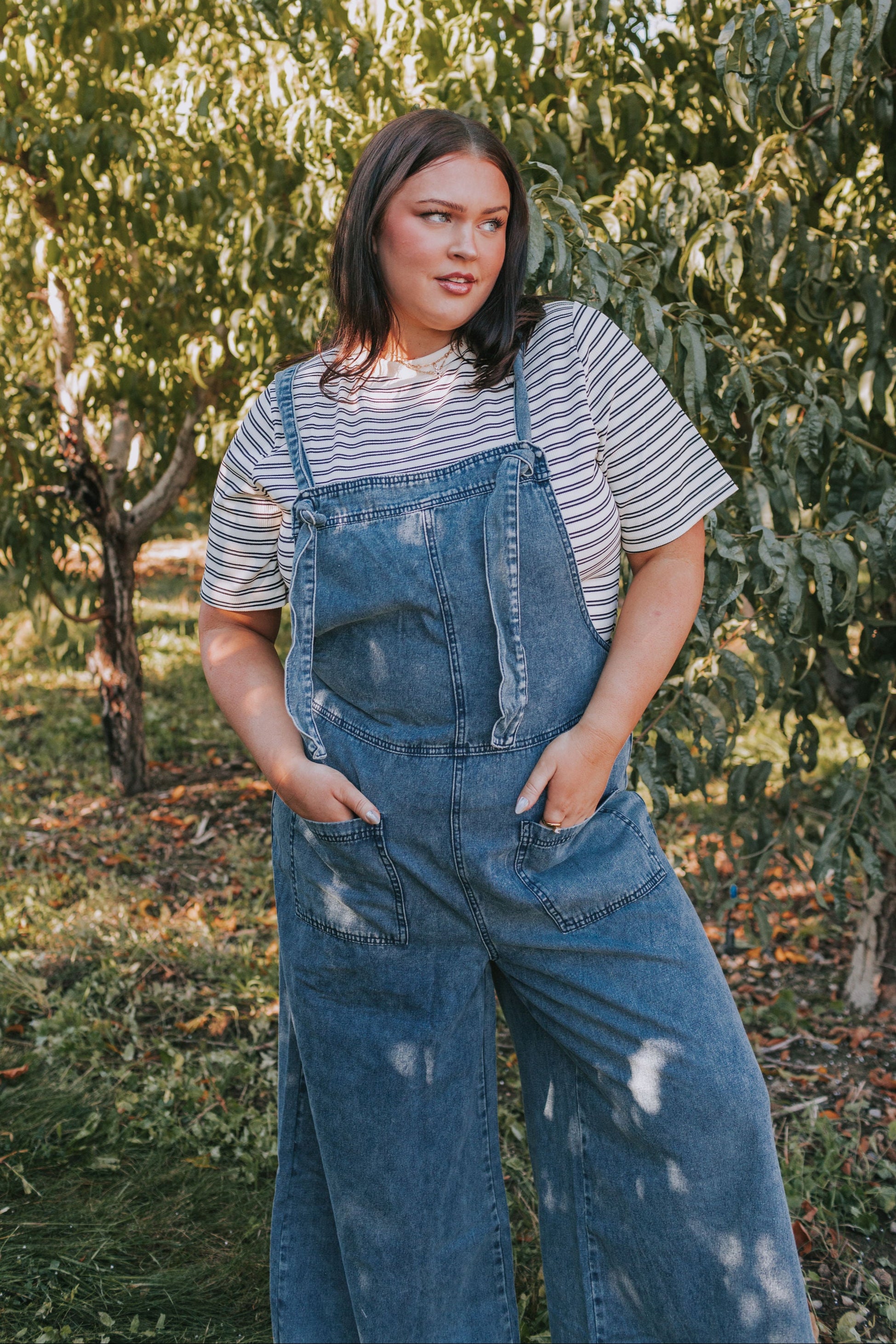 PLUS SIZE Just Another Day Overalls - Main Image