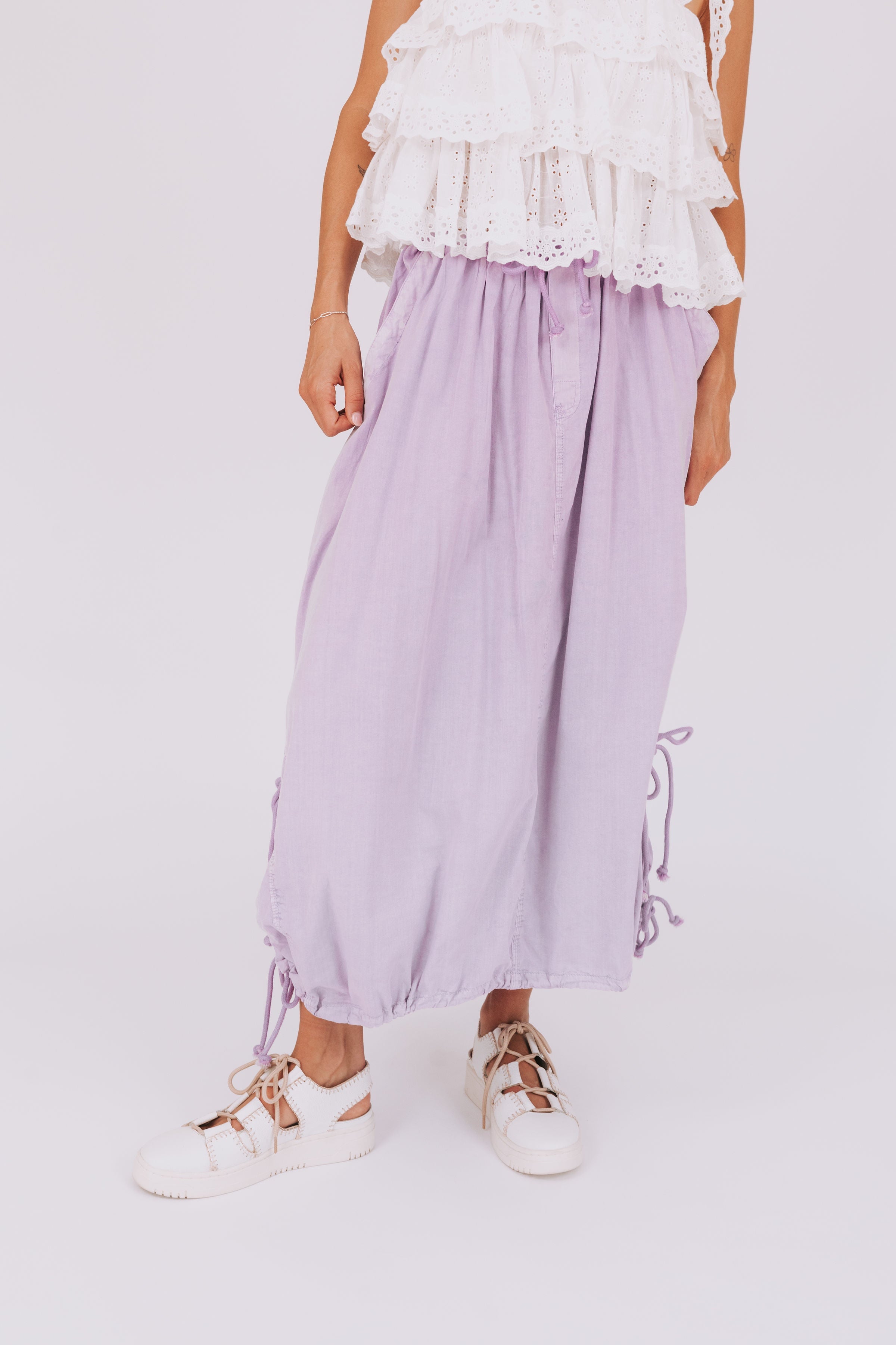 FREE PEOPLE - Picture Perfect Parachute Skirt - 2 Colors! by Free People in Black