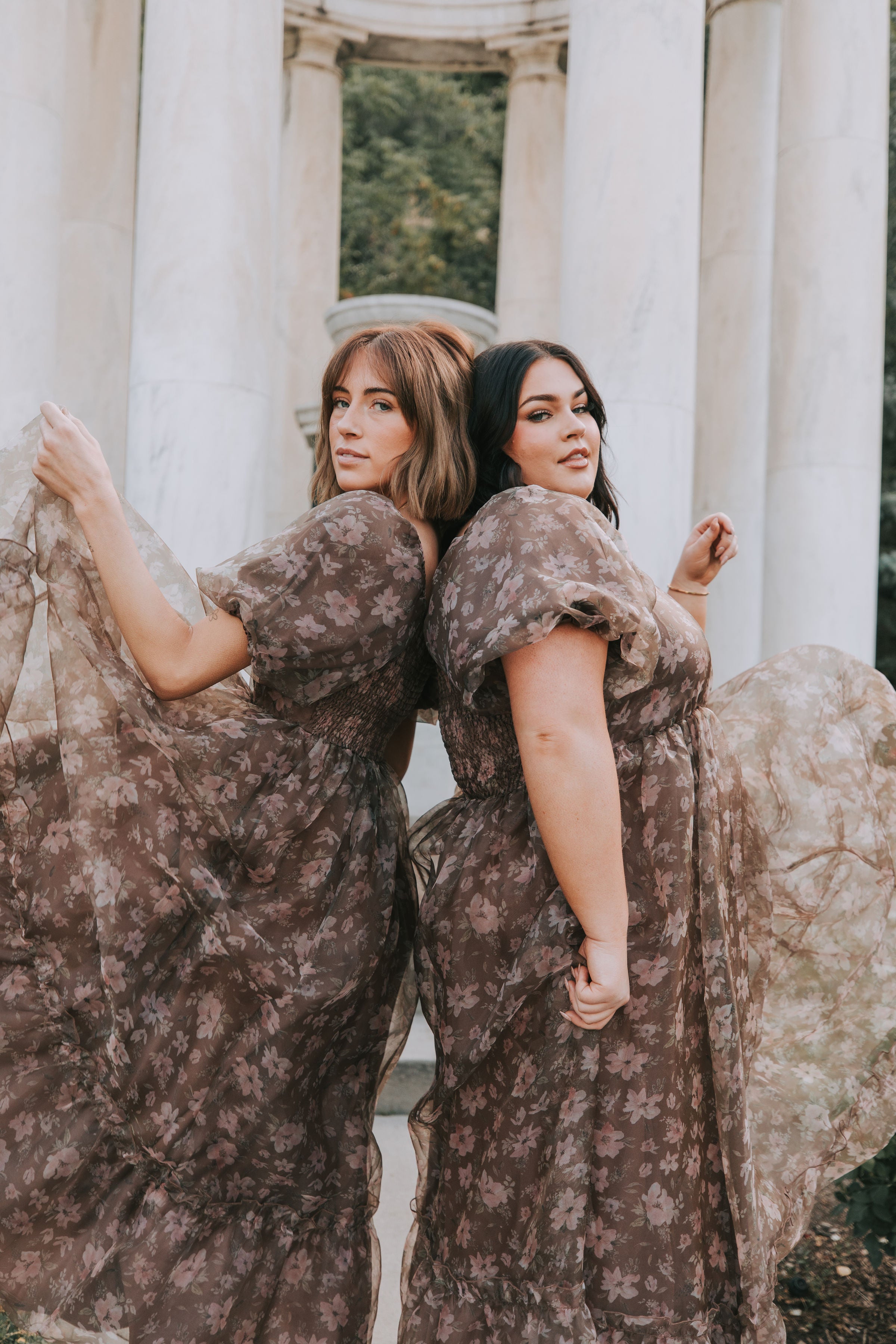 EXCLUSIVE - Mocha Meadow Dress