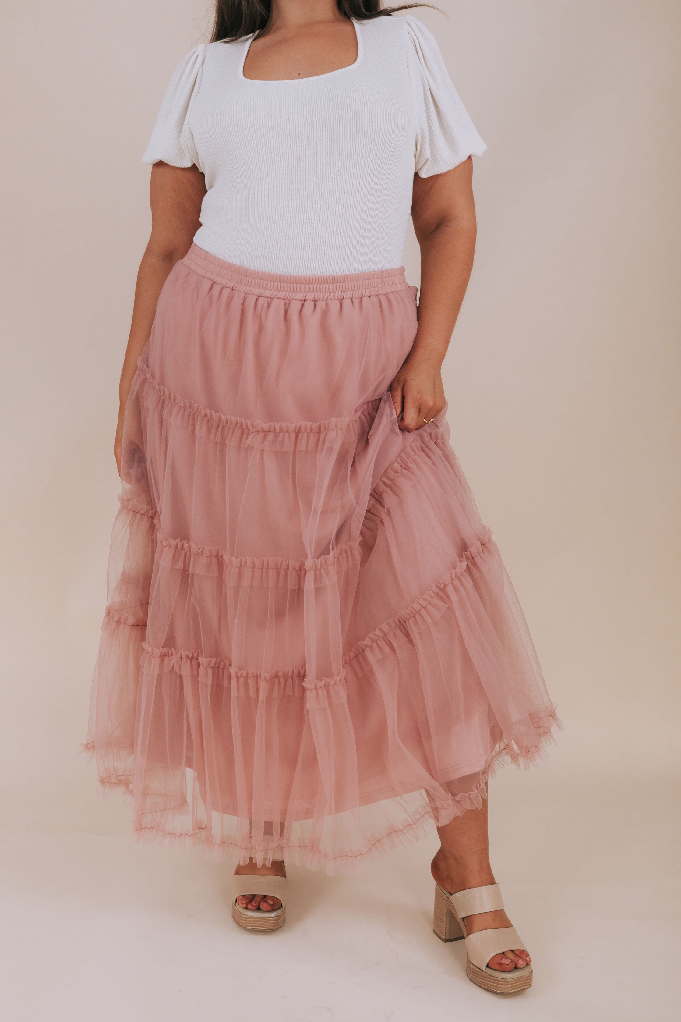 PLUS SIZE - In My Own World Skirt