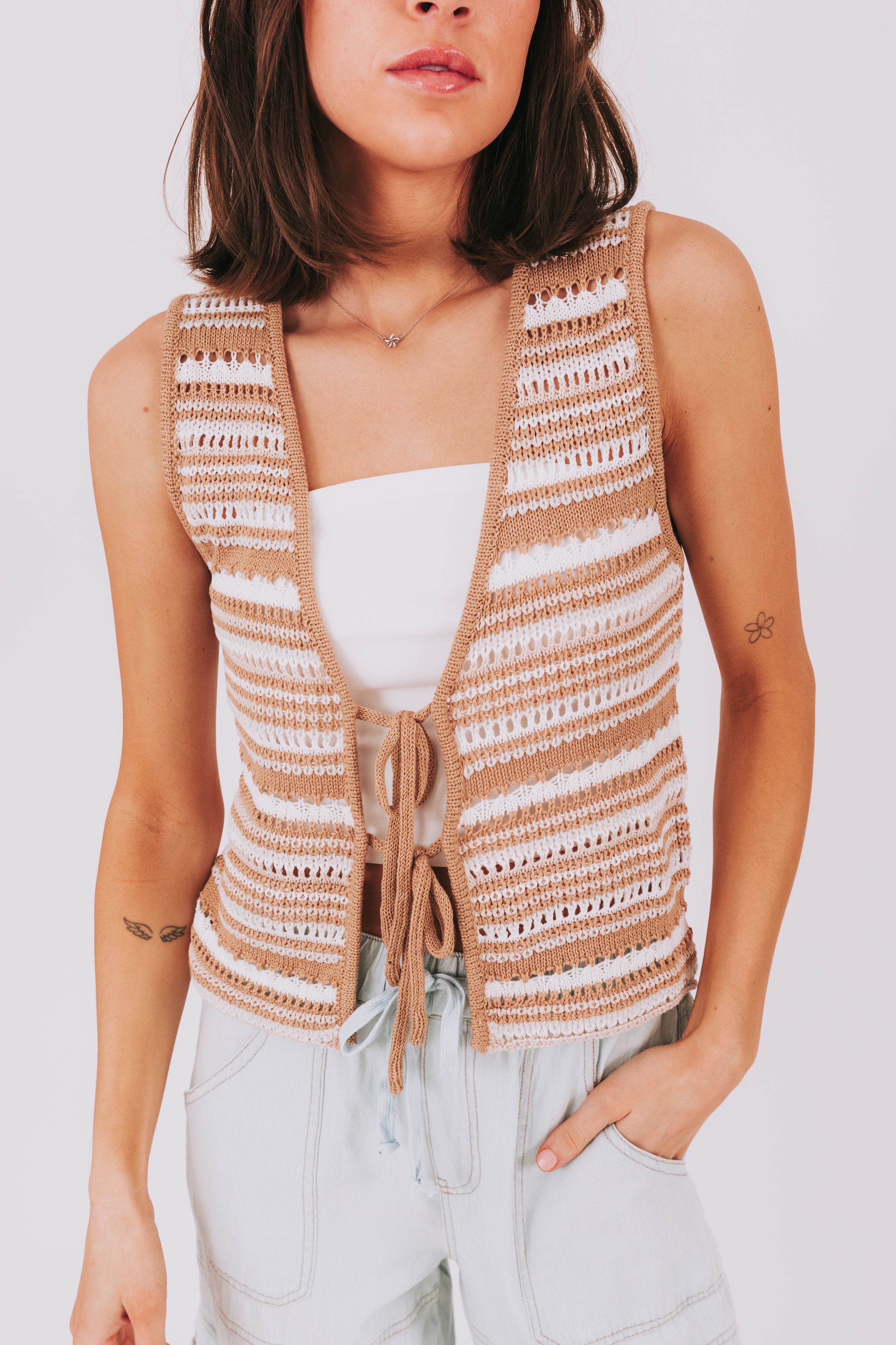 Vacation To Paradise Vest - 2 Colors!