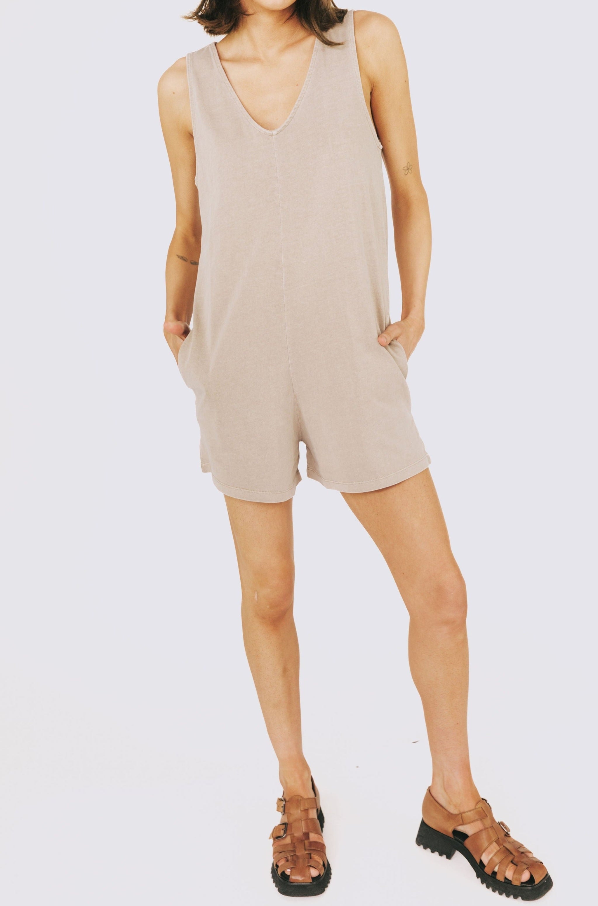Weekend Away Romper, Sky Blue