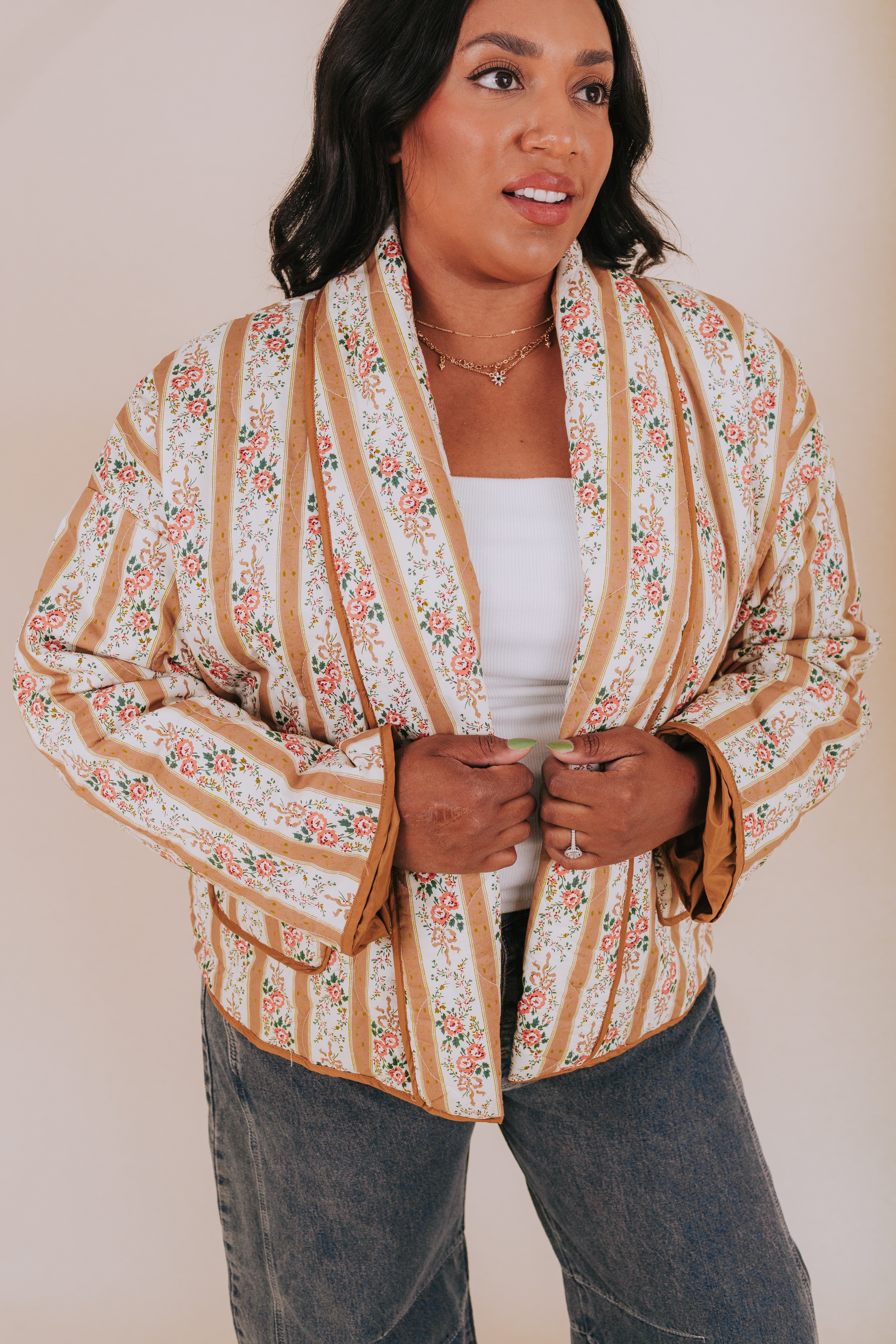 PLUS SIZE - Traveling Time Jacket