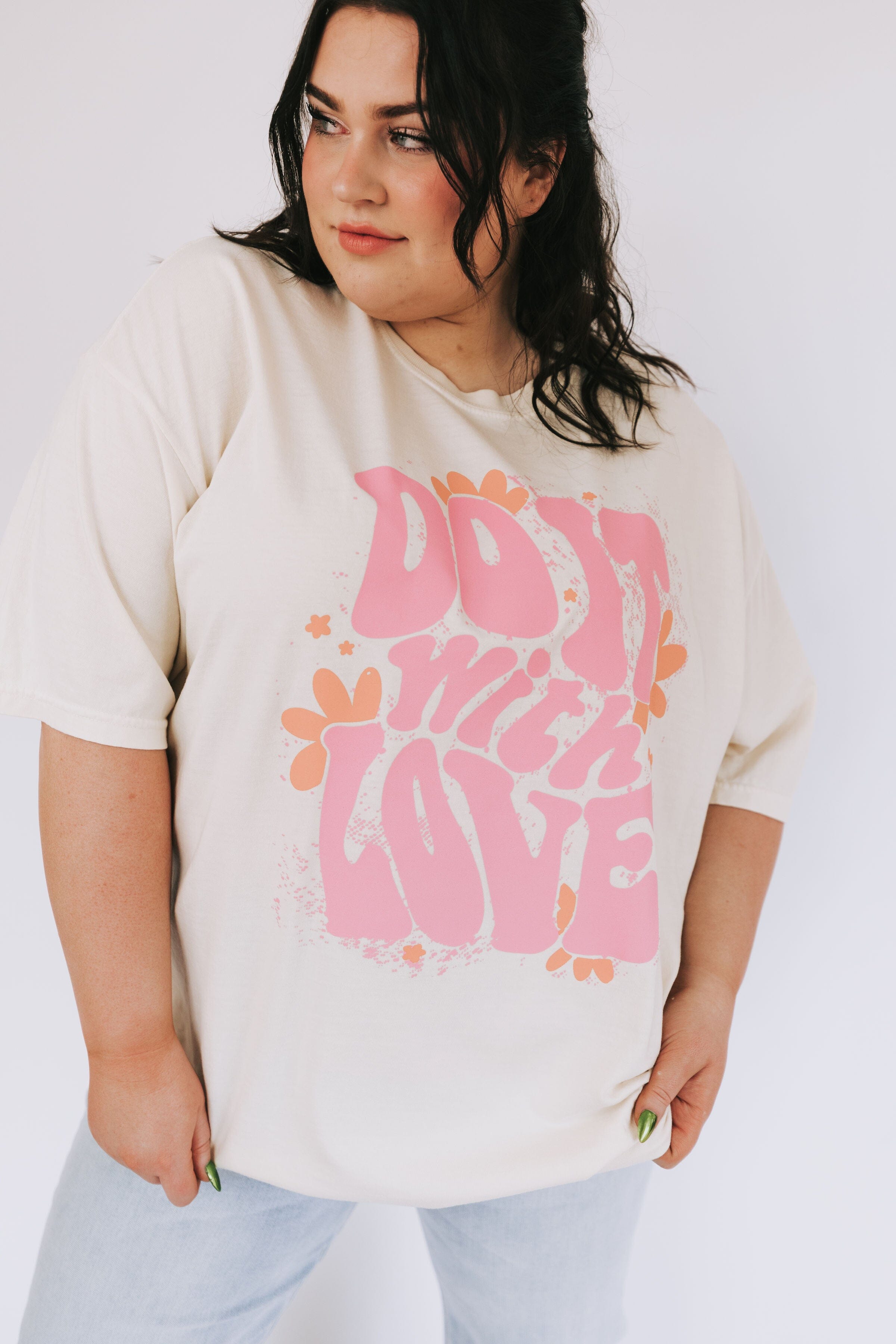 Do It With Love Graphic Tee- Extended Sizes!
