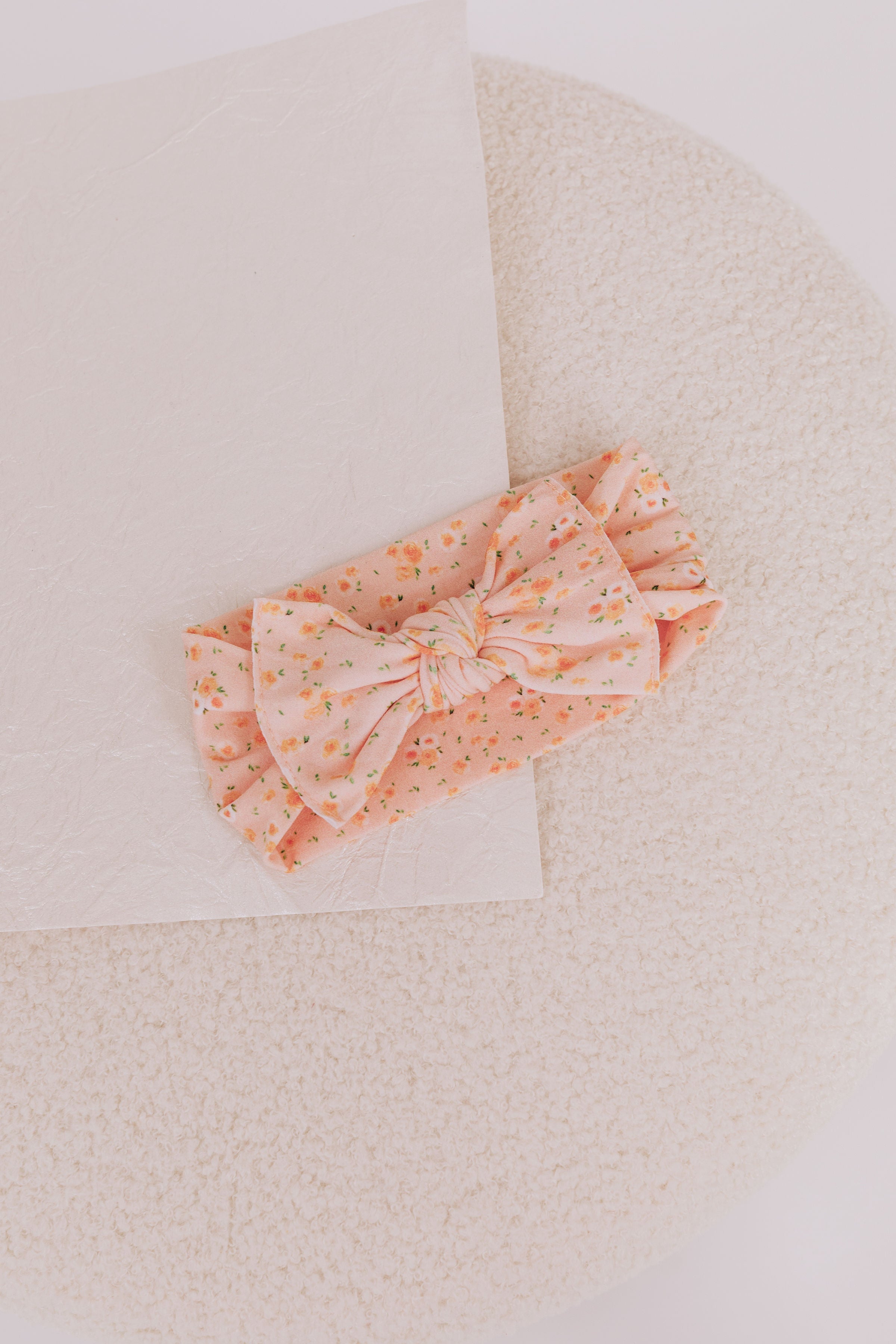 BABY BLING - Printed Knot Headband: Honey