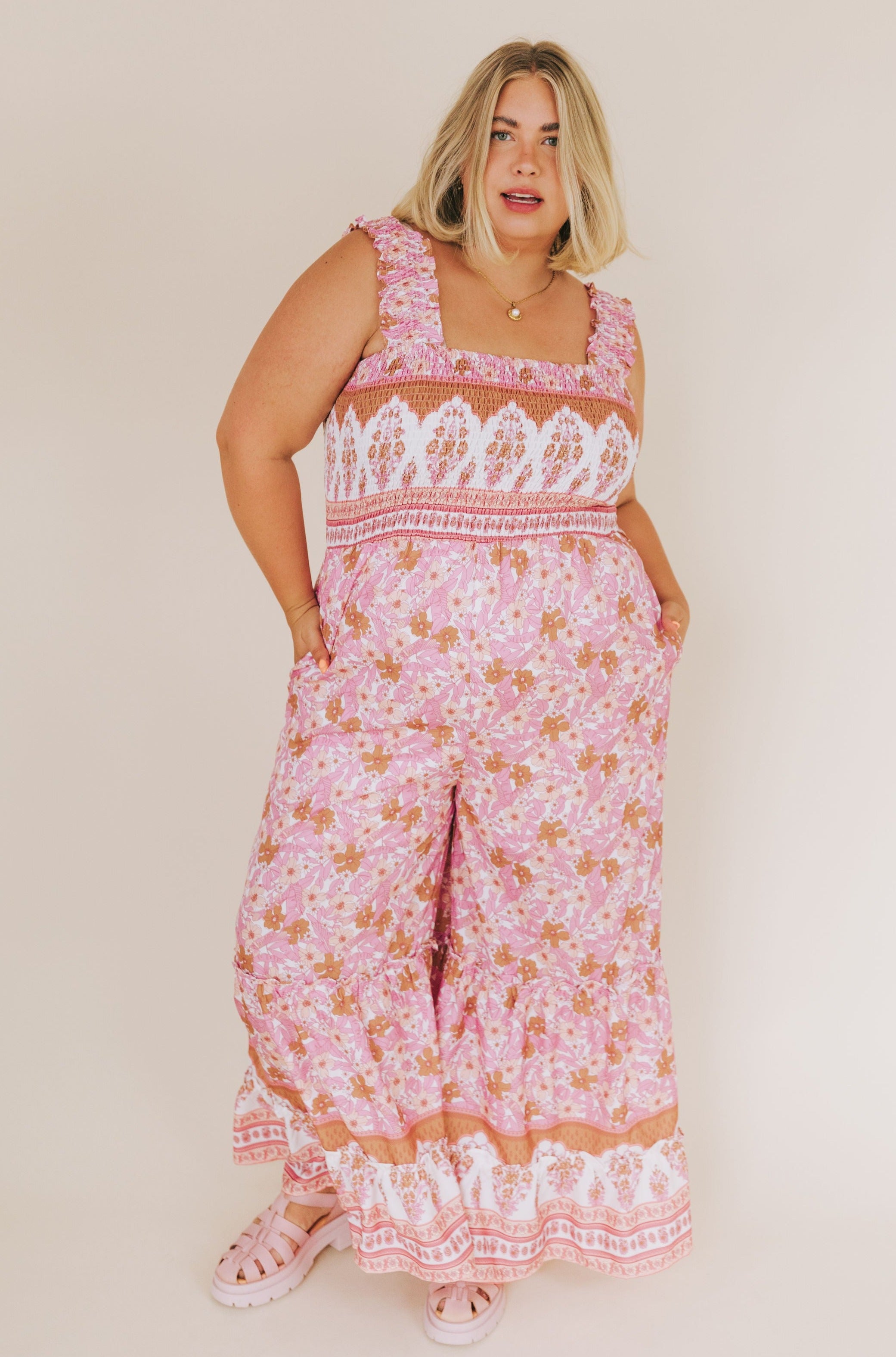 PLUS SIZE - Time Marches On Jumpsuit