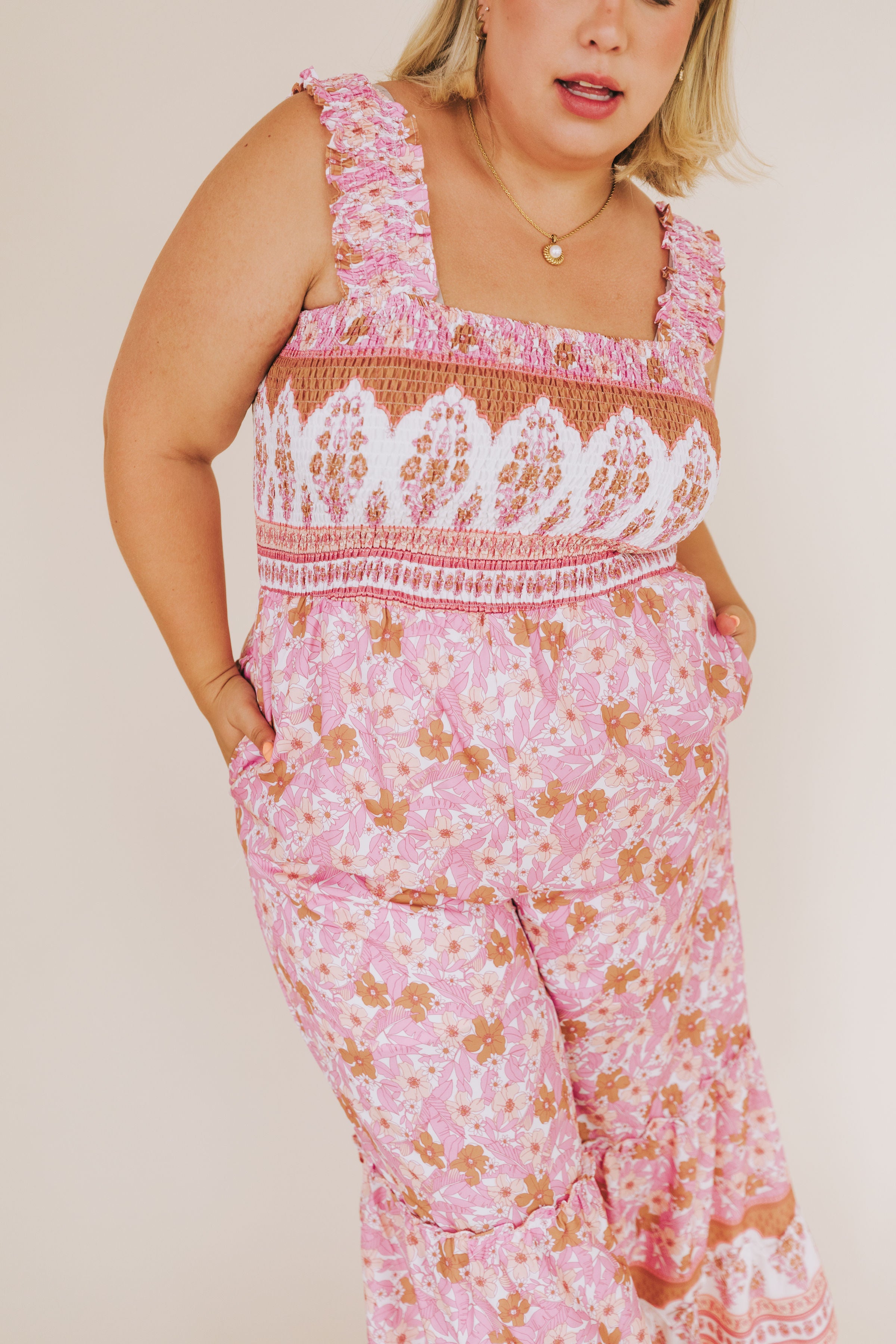 PLUS SIZE - Time Marches On Jumpsuit