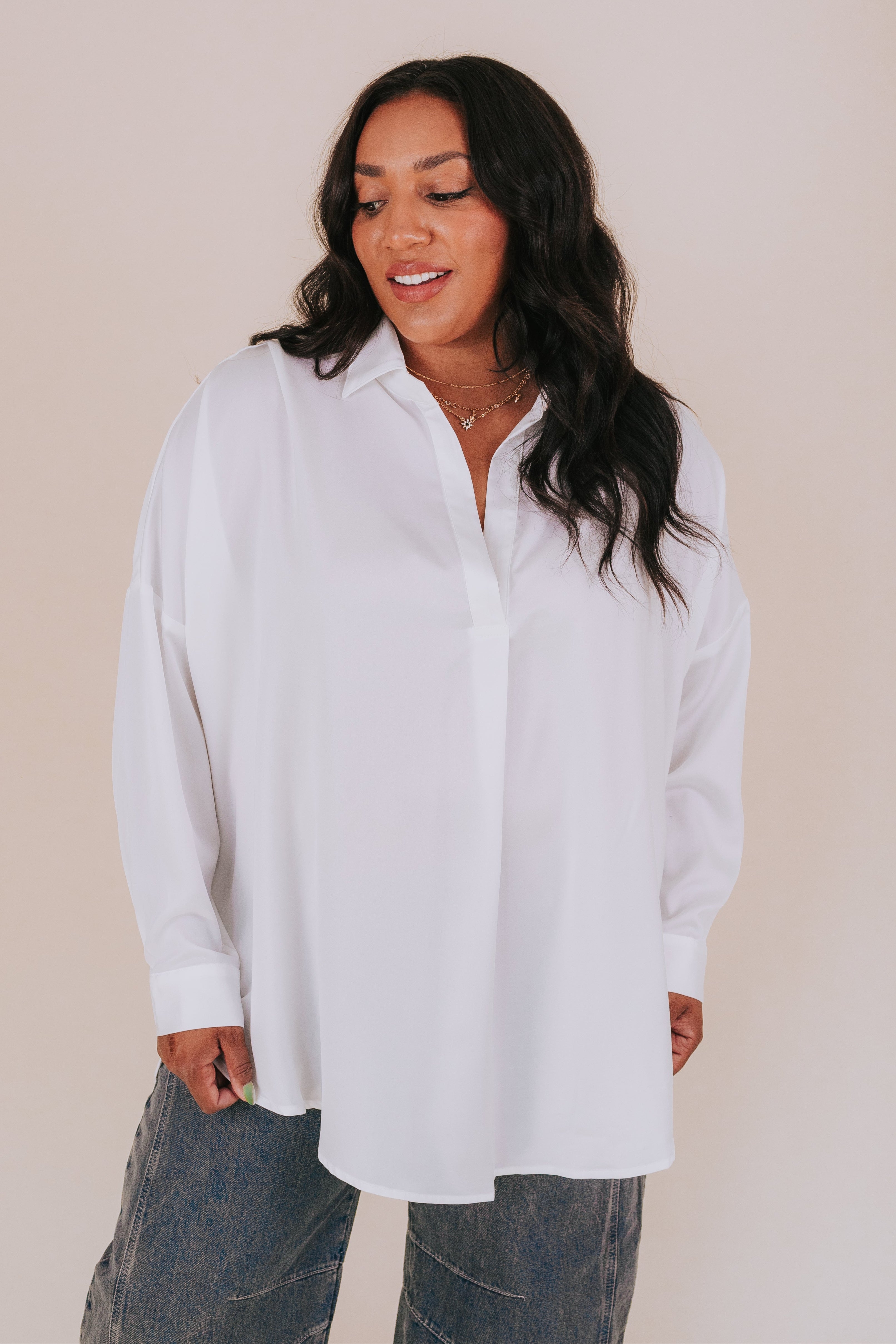 PLUS SIZE - Talk Too Much Top
