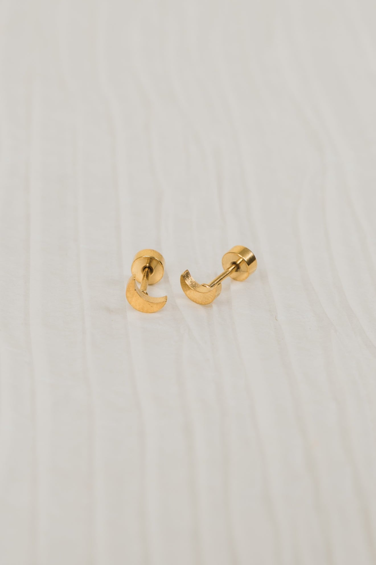 Mystic Moon Earrings - 18K Gold Plated