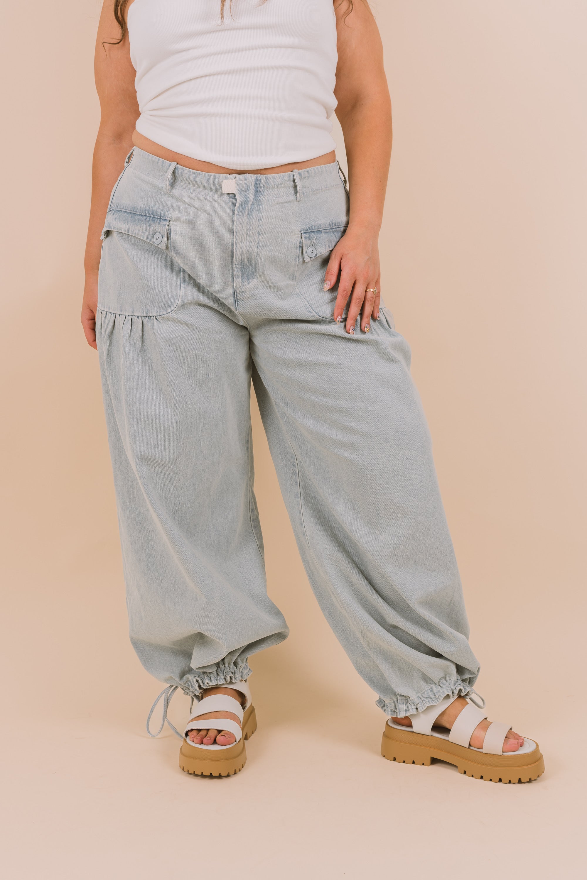 Plus Size Cheap Oversized Jeans PLUS SIZE Easy Breezy Pants