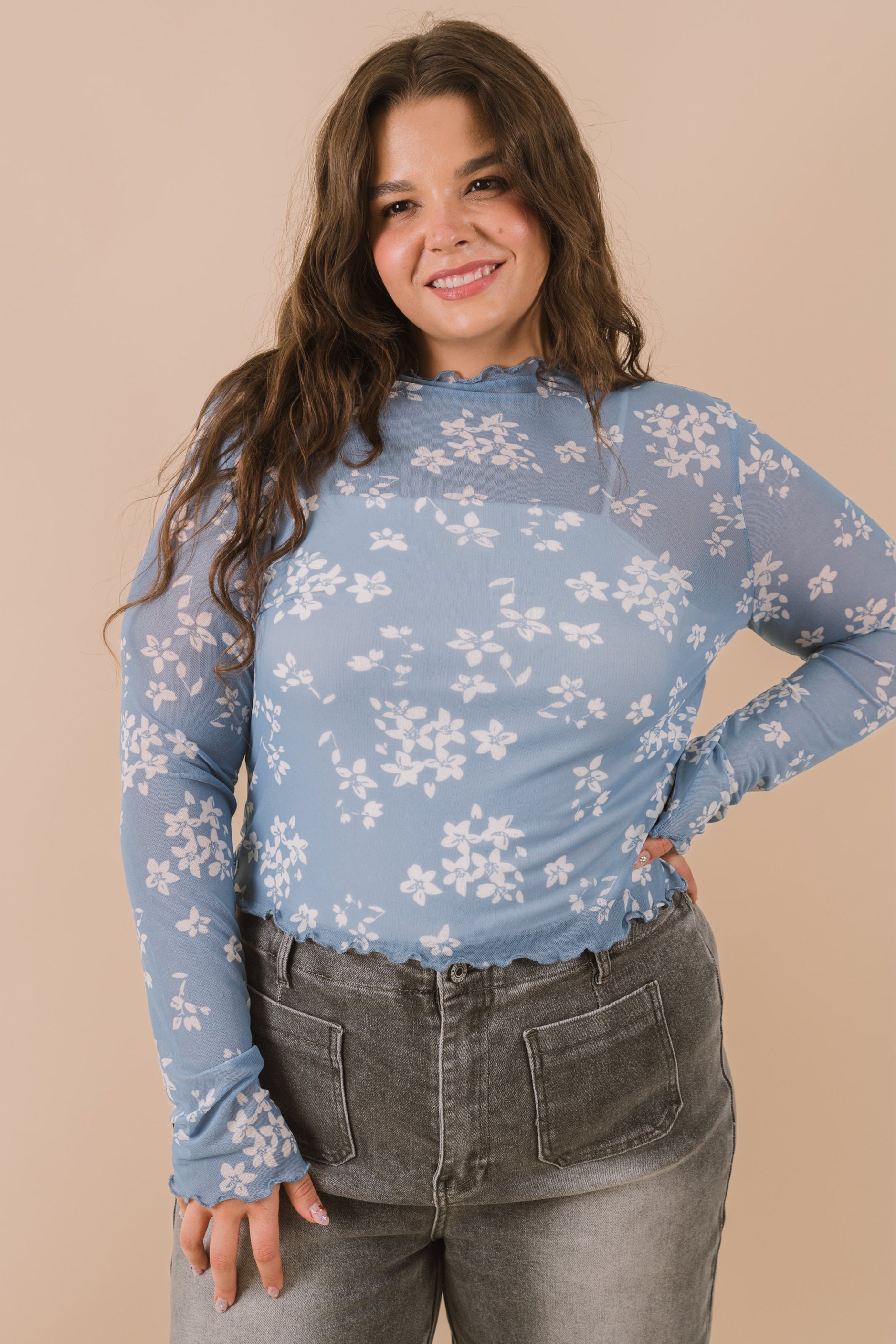 PLUS SIZE - Petal Pursuit Top
