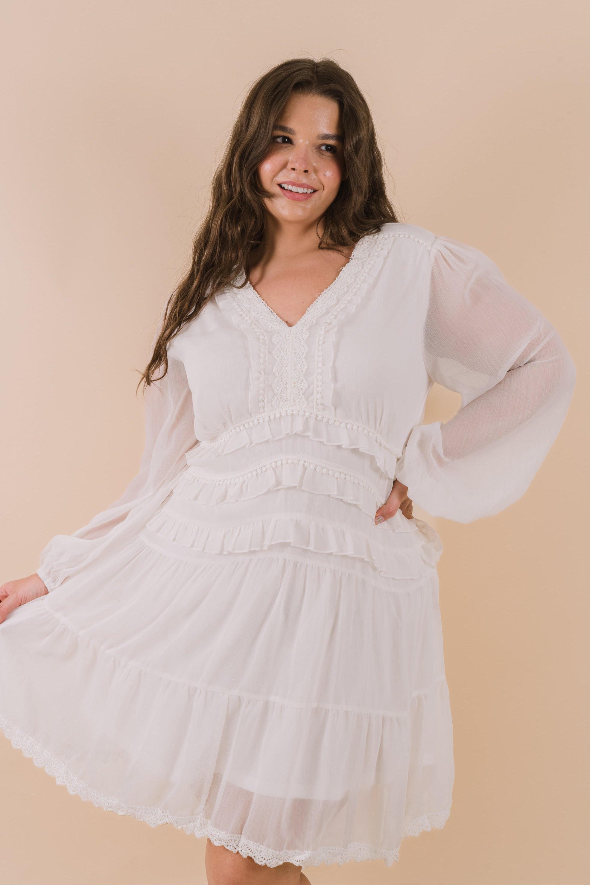 PLUS SIZE - We Could Last Forever Dress