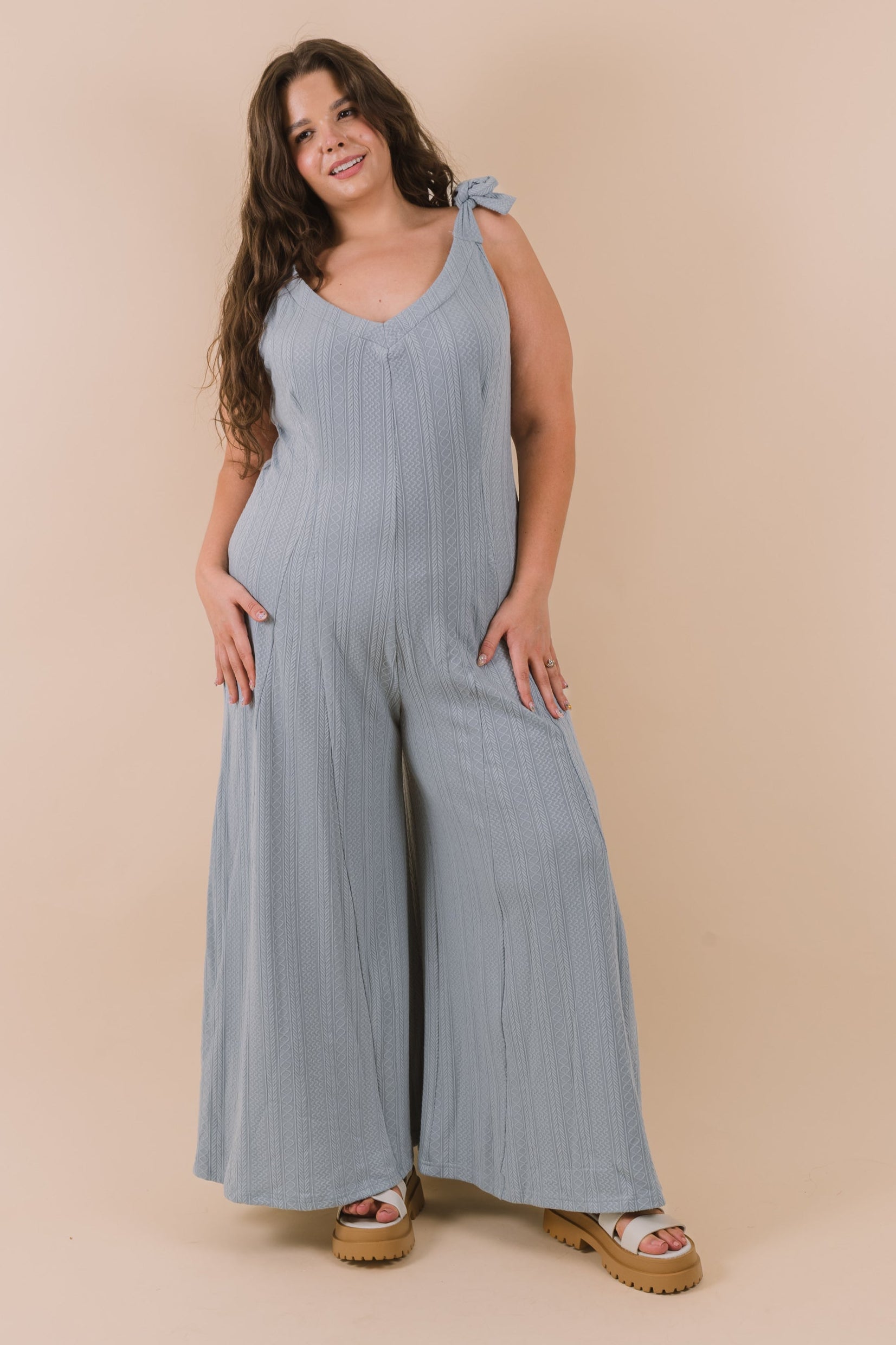 PLUS SIZE - In The Skies Jumpsuit