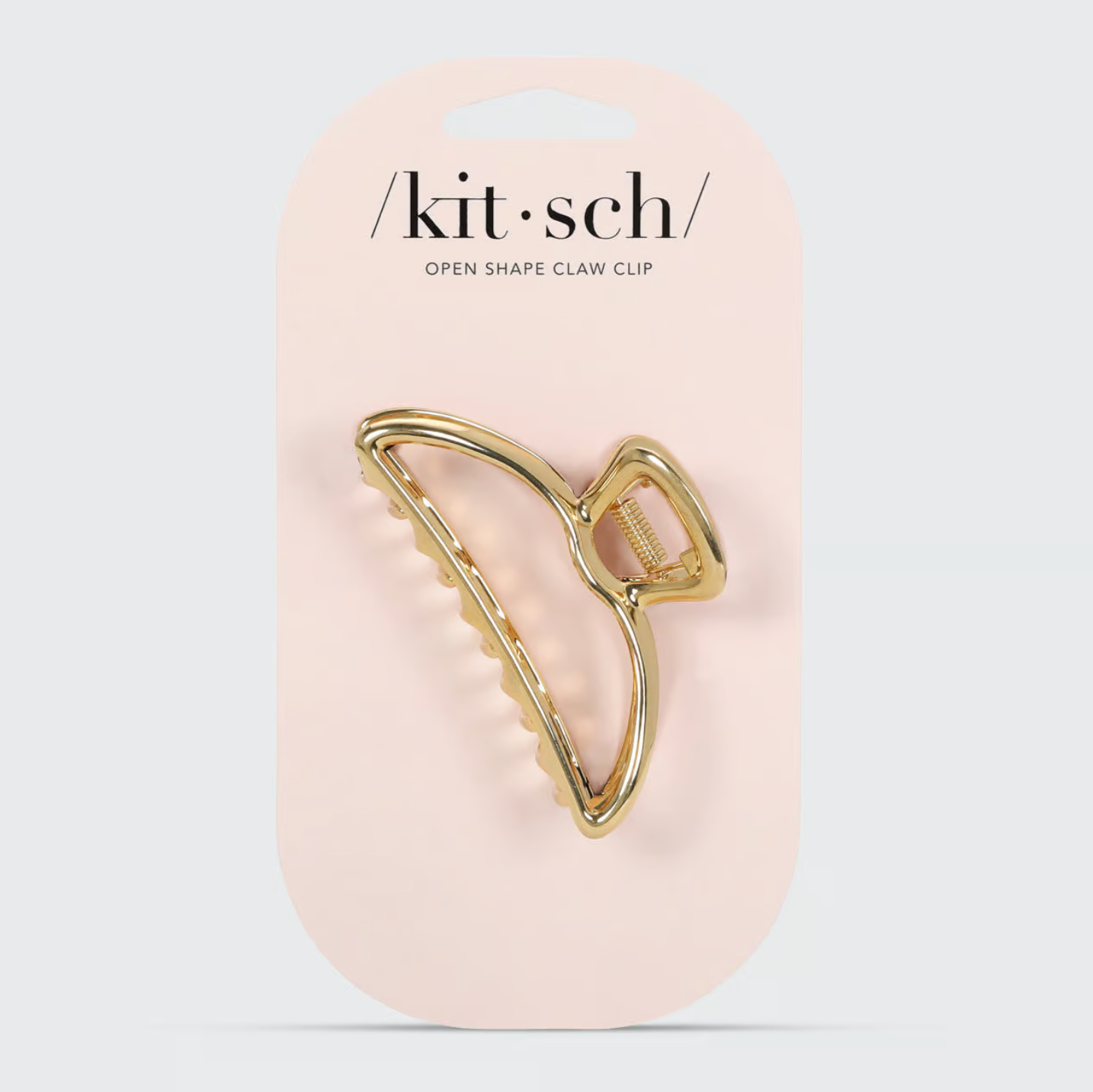 KITSCH -Open Shape Claw Clip - Gold