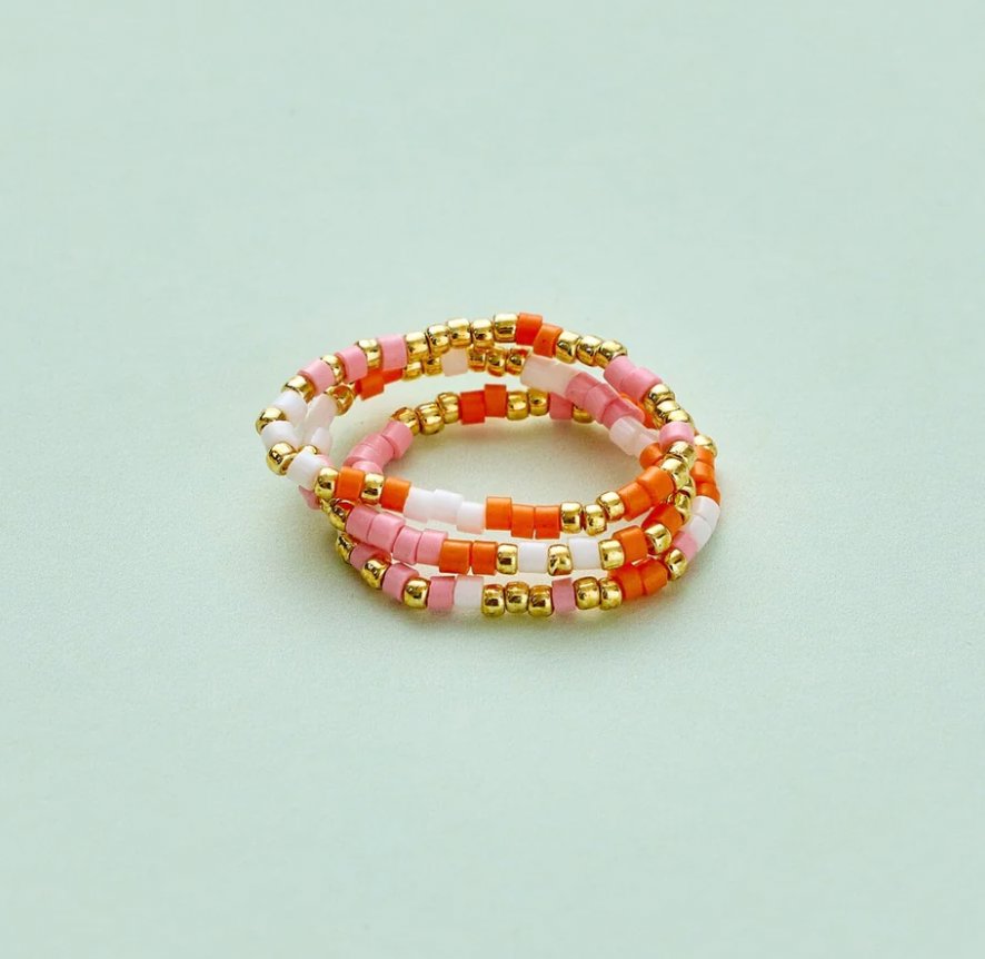 PURA VIDA - Warm Breeze Stretch Ring Set of 3