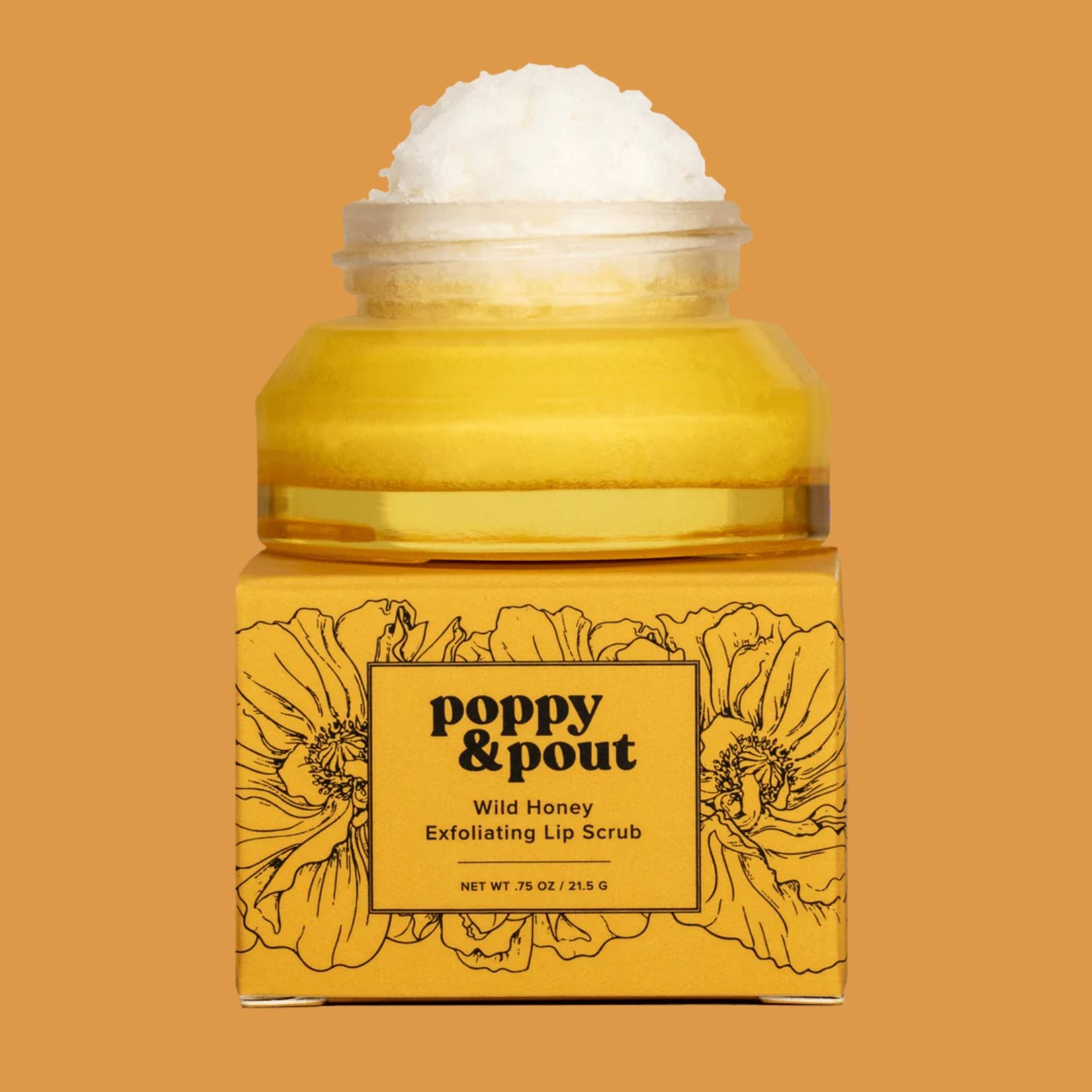POPPY & POUT - Lip Scrub - Wild Honey