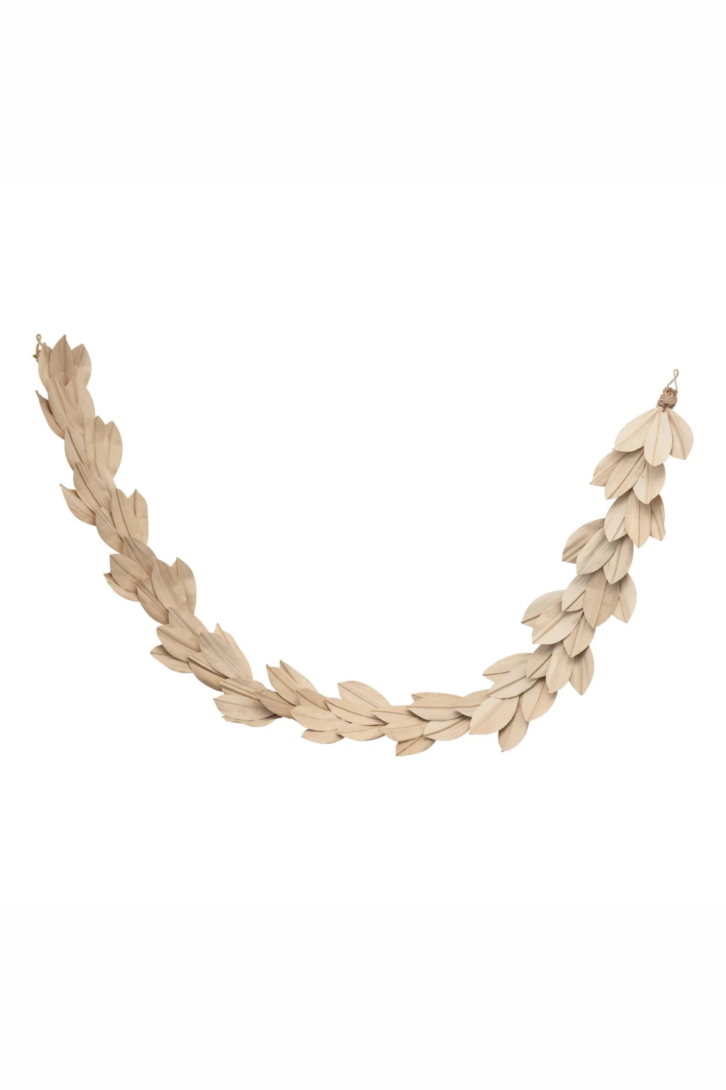 Dried Buri Palm Leaf Garland