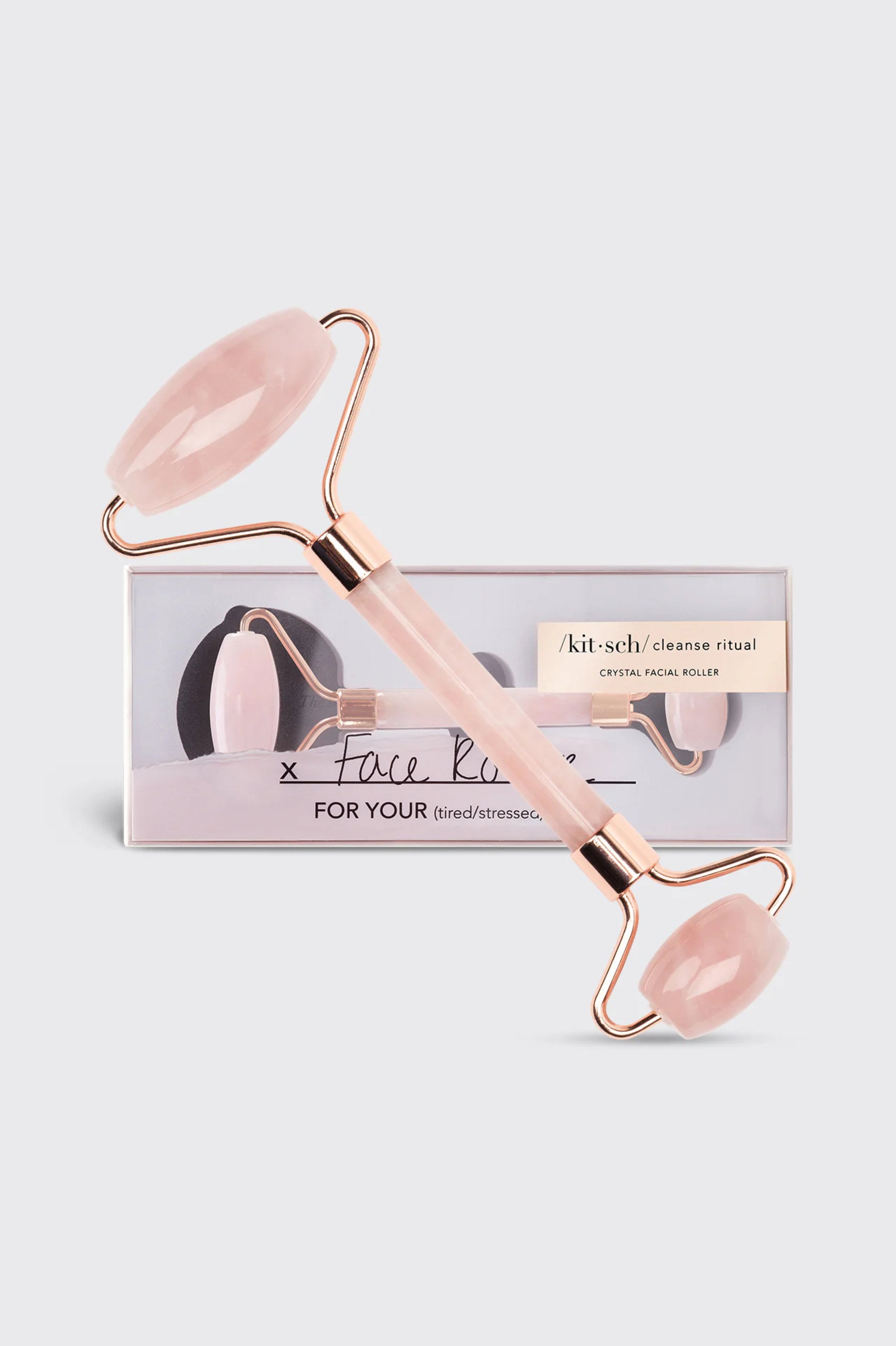 KITSCH - Rose Quartz Crystal Facial Roller