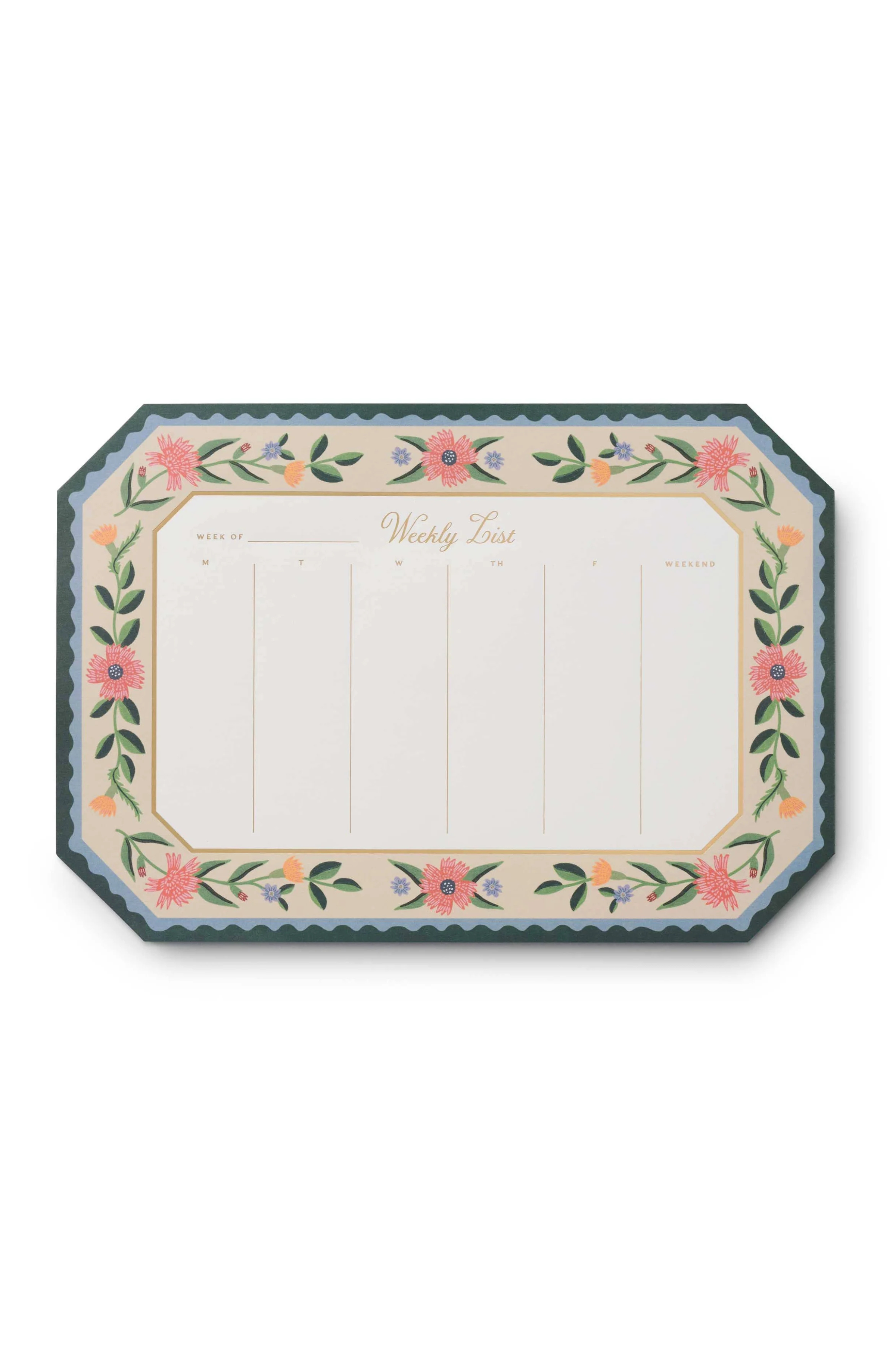RIFLE PAPER CO - Aster Weekly Desk Pad