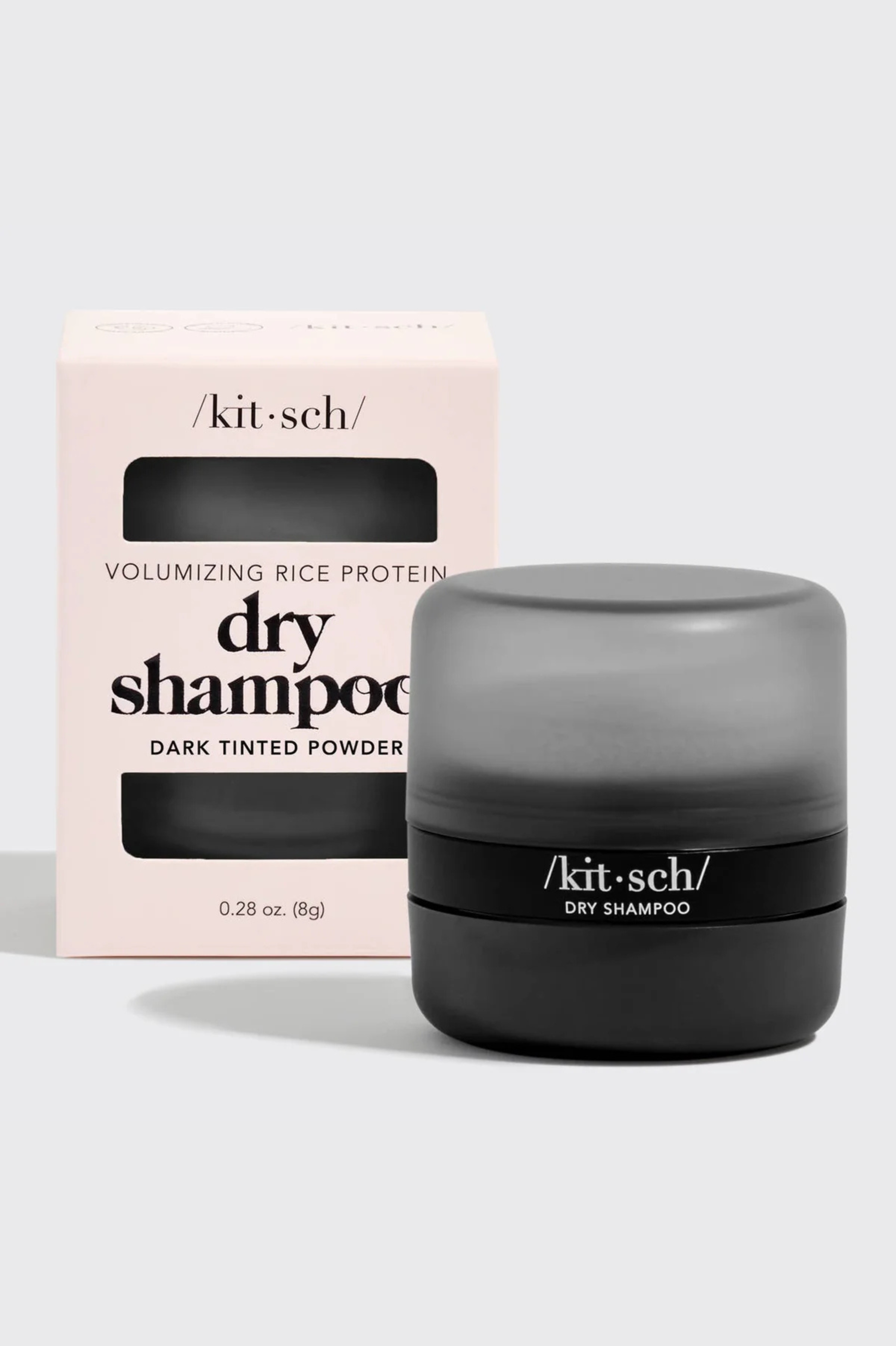 KITSCH - Volumizing Rice Protein Dry Shampoo - Dark Tinted Powder