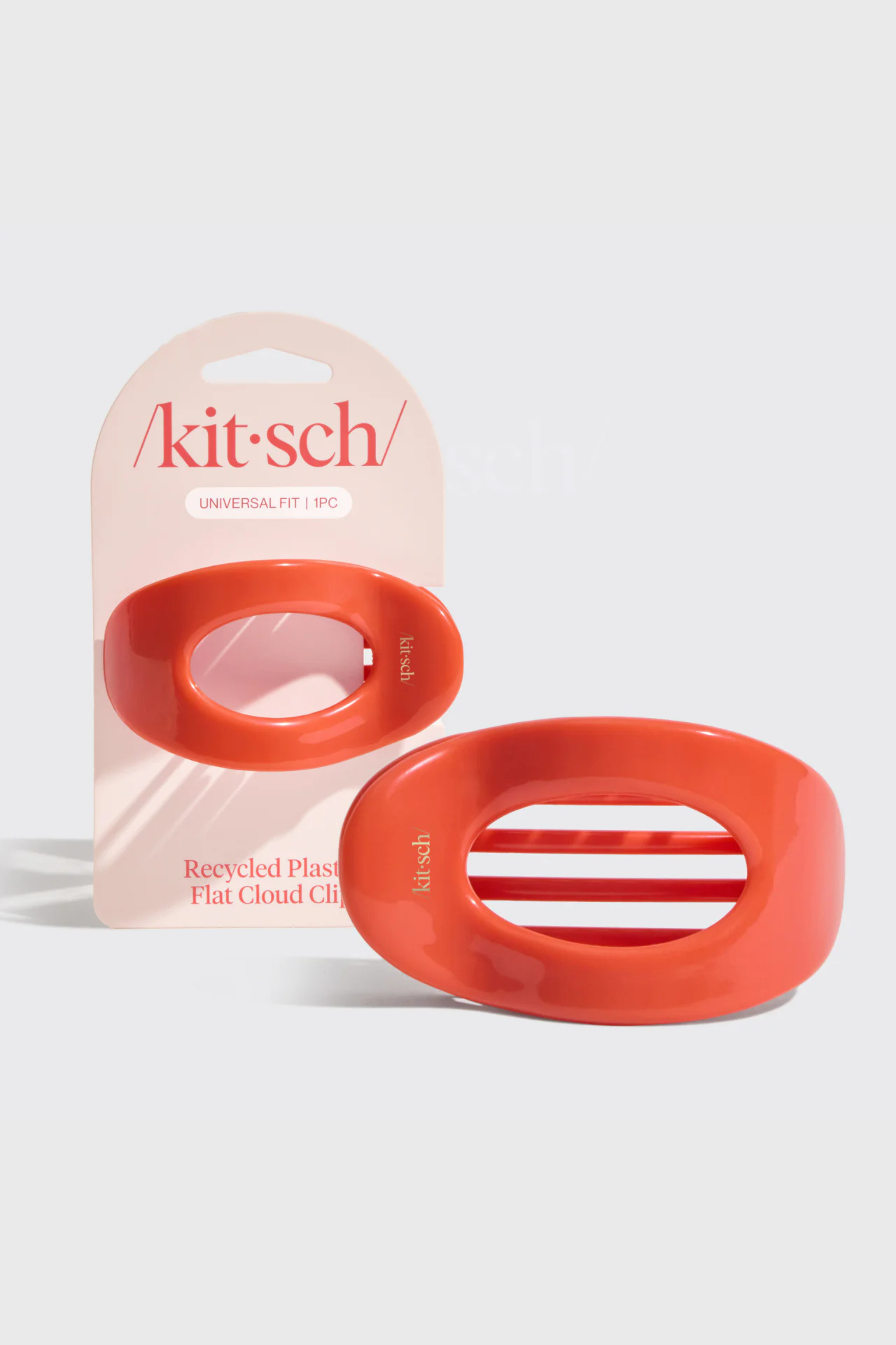 KITSCH - Recycled Plastic Flat Cloud Clip - Cherry