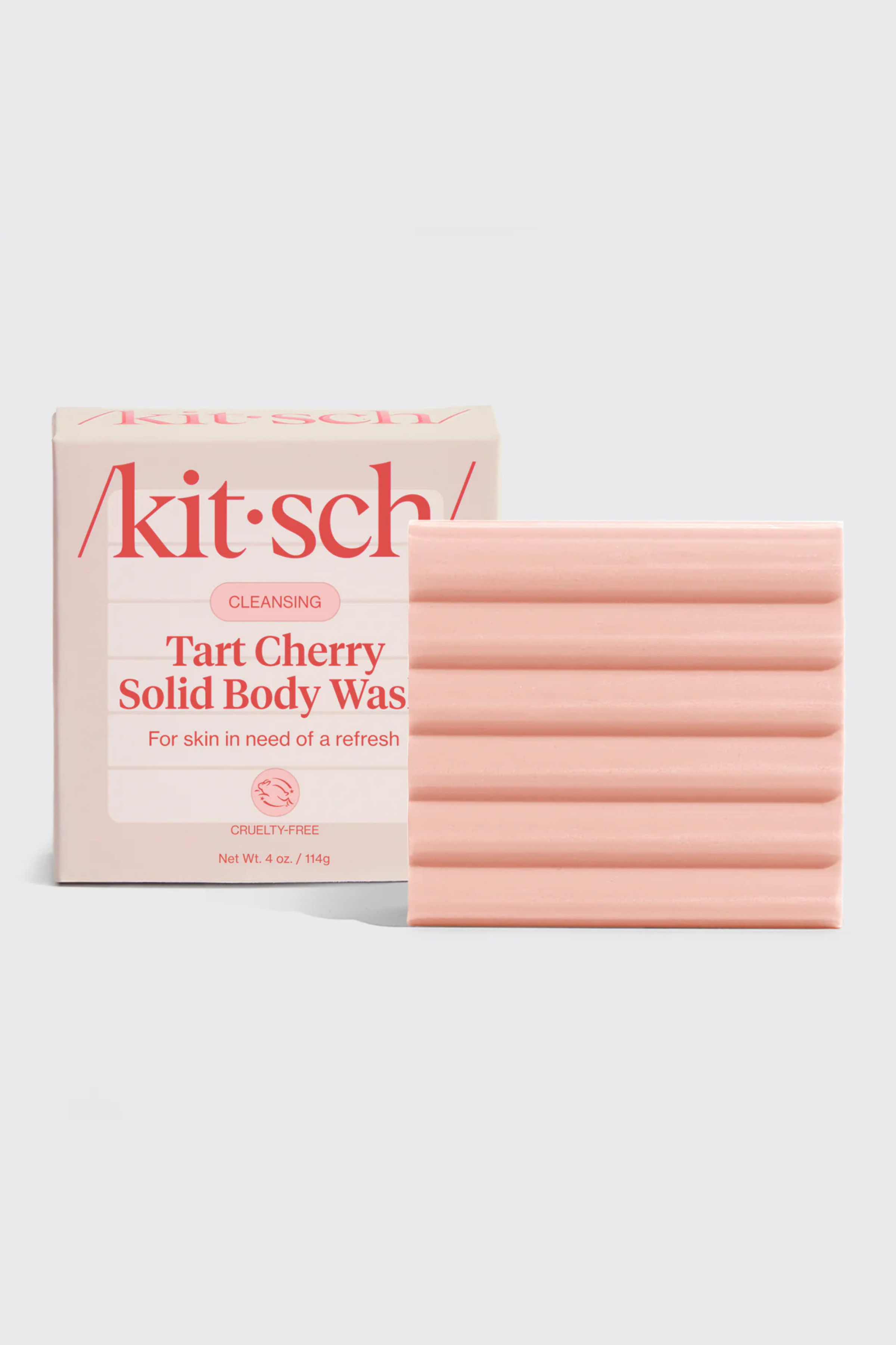 KITSCH - Cleansing Tart Cherry Solid Body Wash