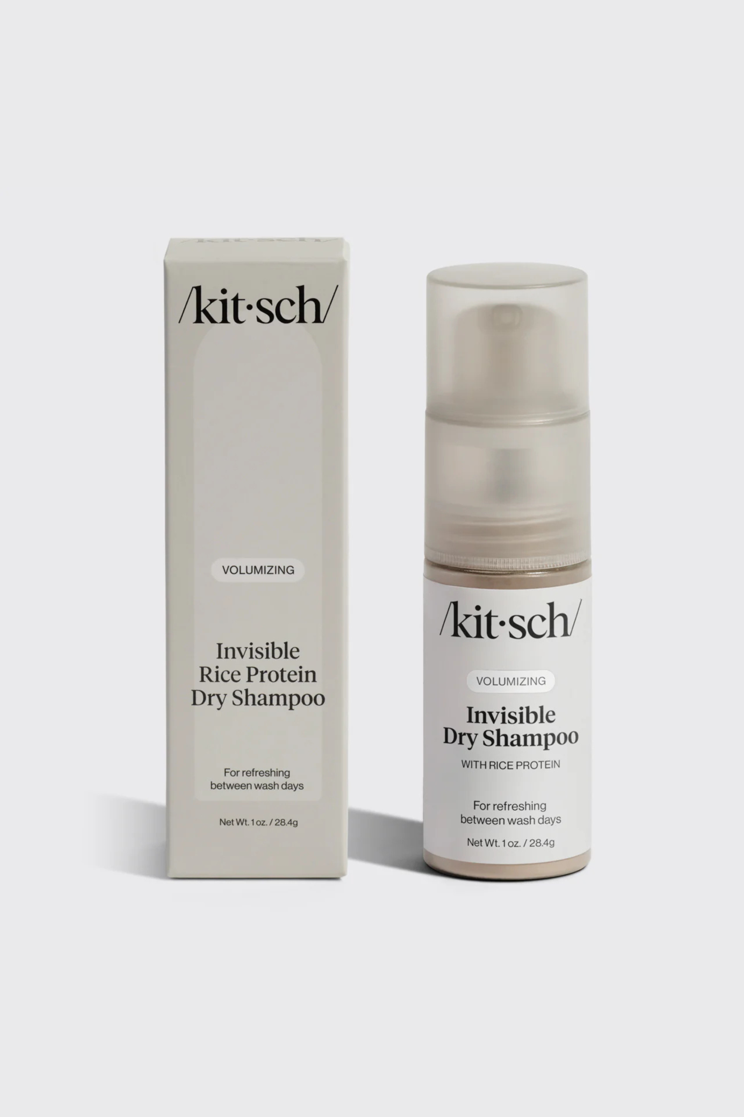KITSCH - Volumizing Rice Protein Dry Shampoo - Invisible 1 oz