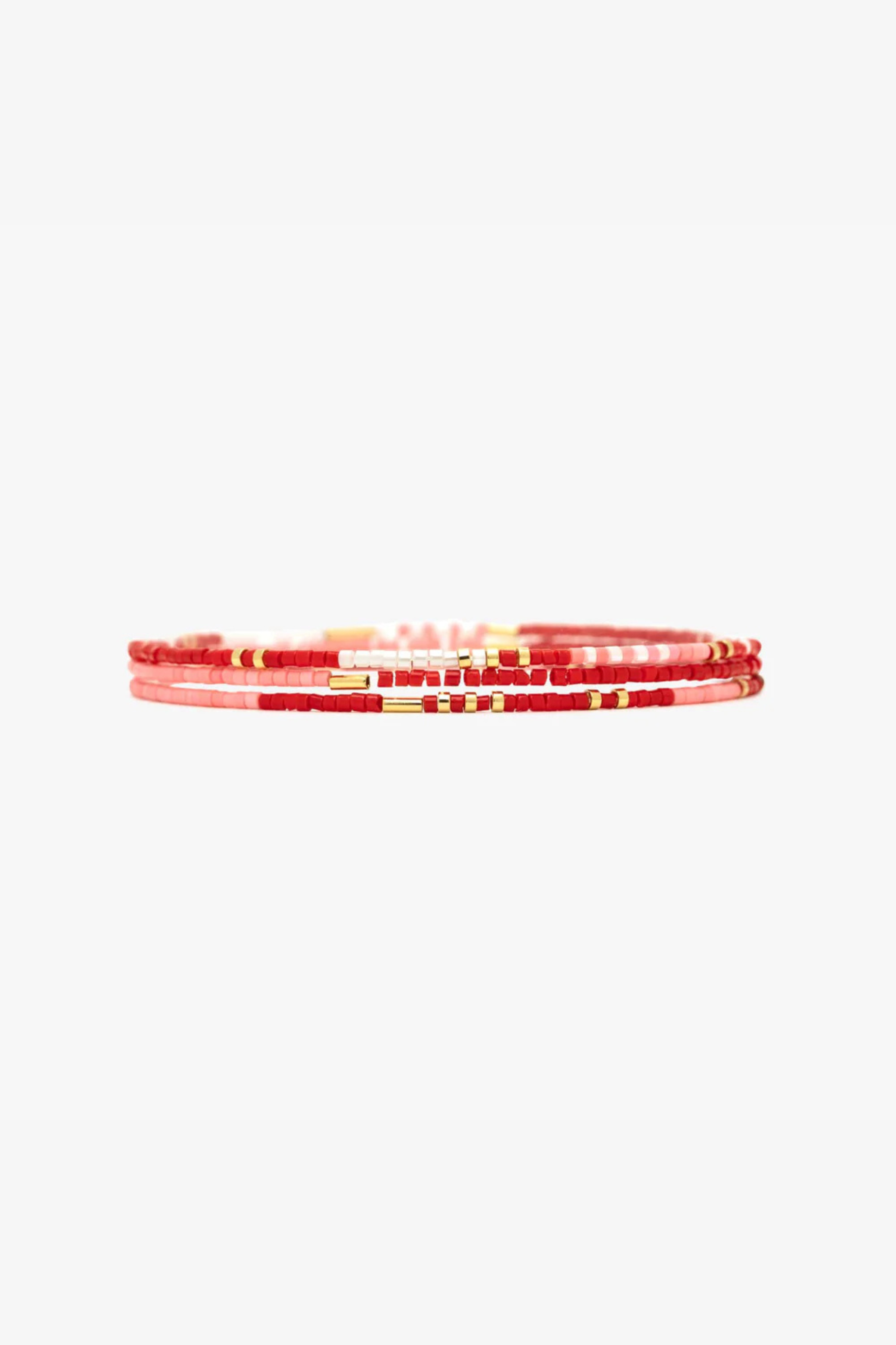 PURA VIDA - Be Mine Stretch Bracelet Set of 3