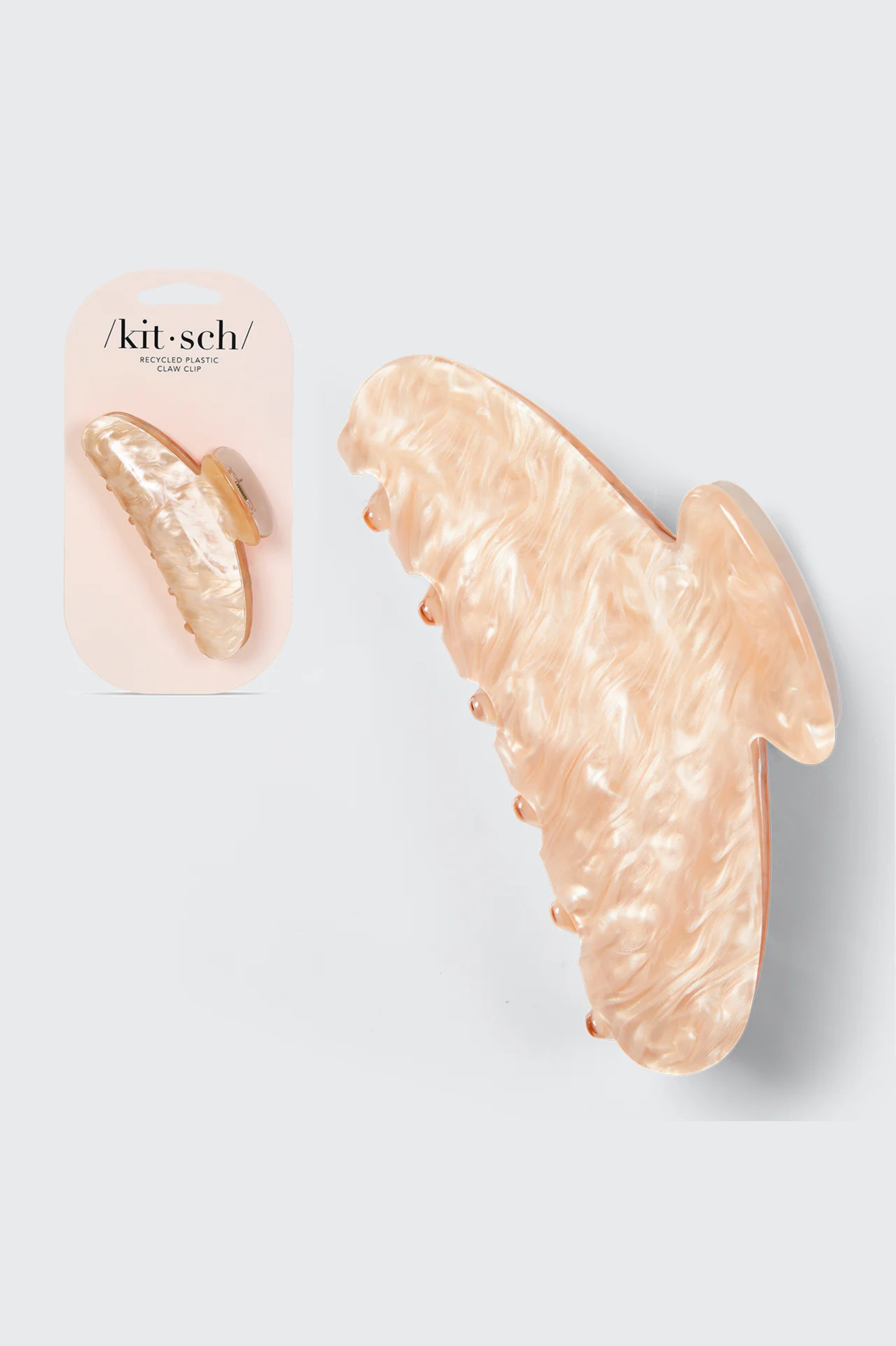 KITSCH - Eco-Friendly Marble Claw Clip - Blonde