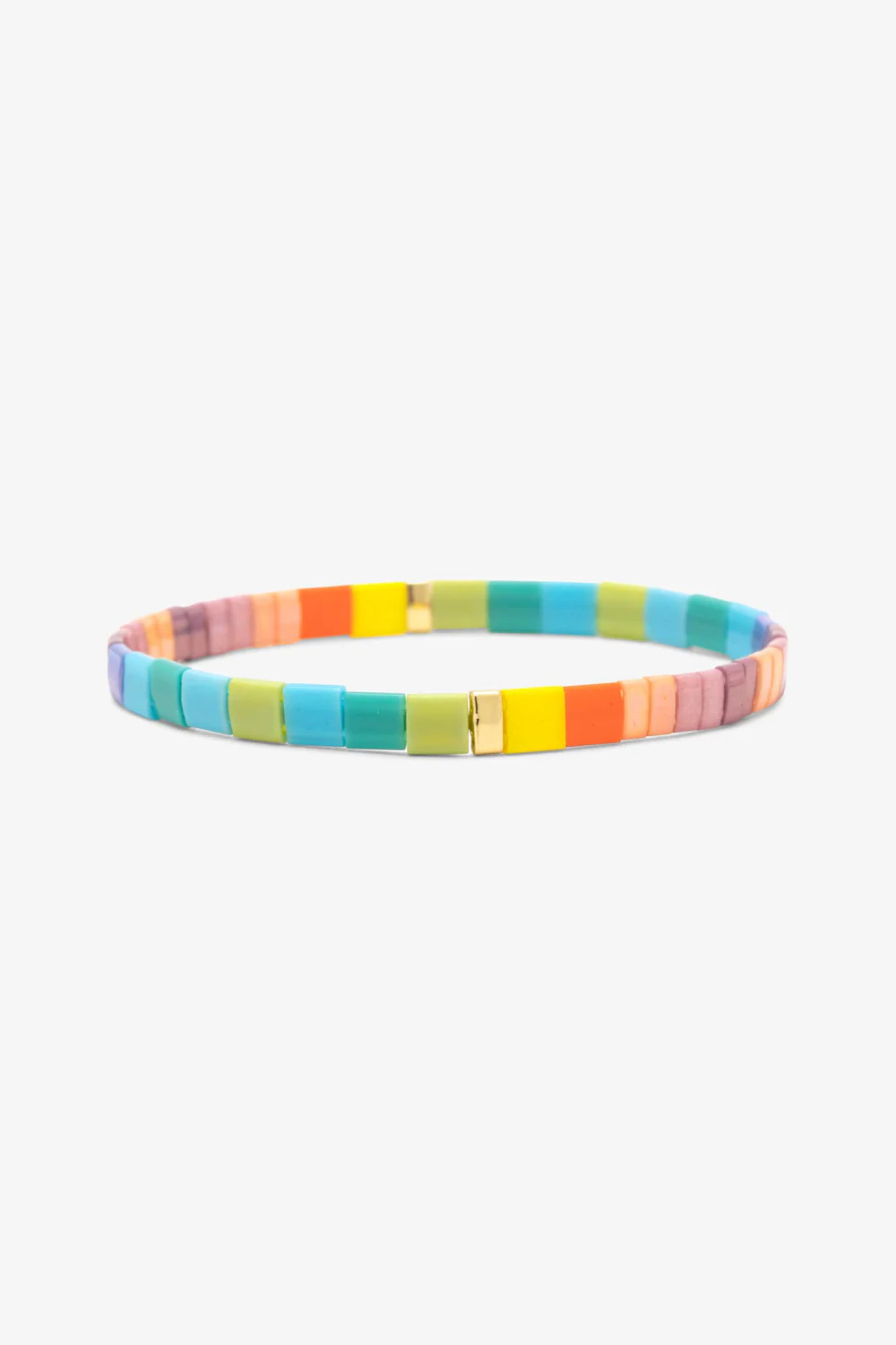 PURA VIDA - Paradise Tile Bead Stretch Bracelet