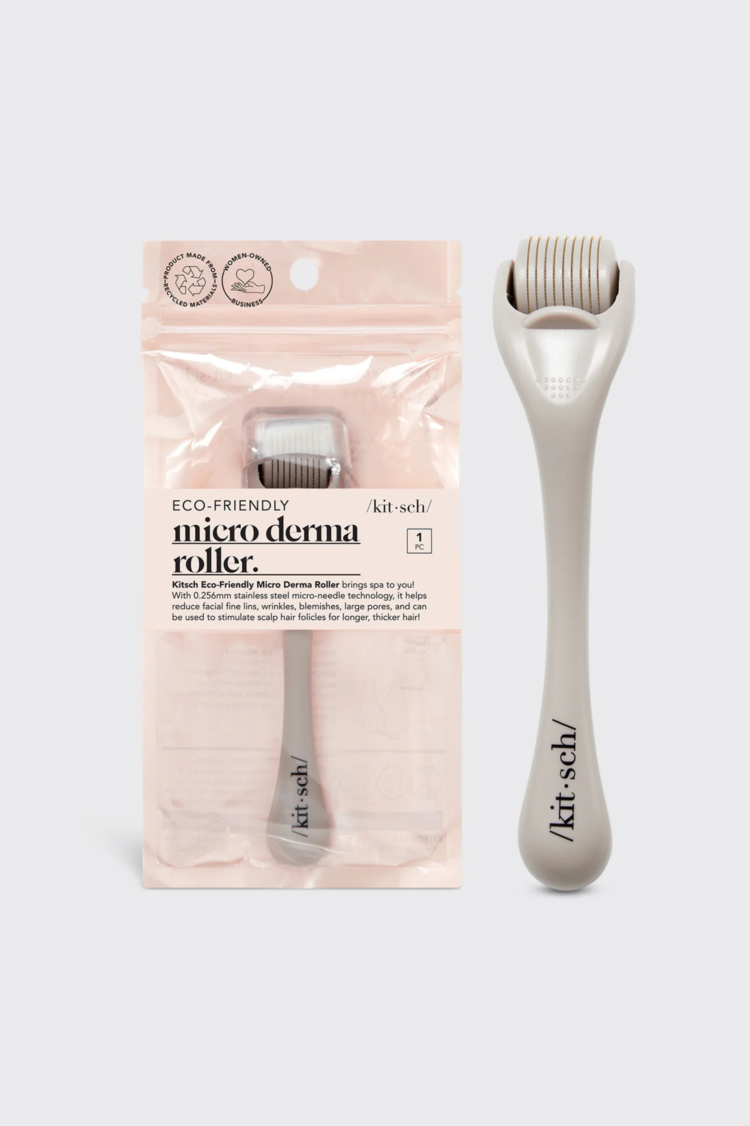 KITSCH - Micro Derma Facial Roller - Warm Gray