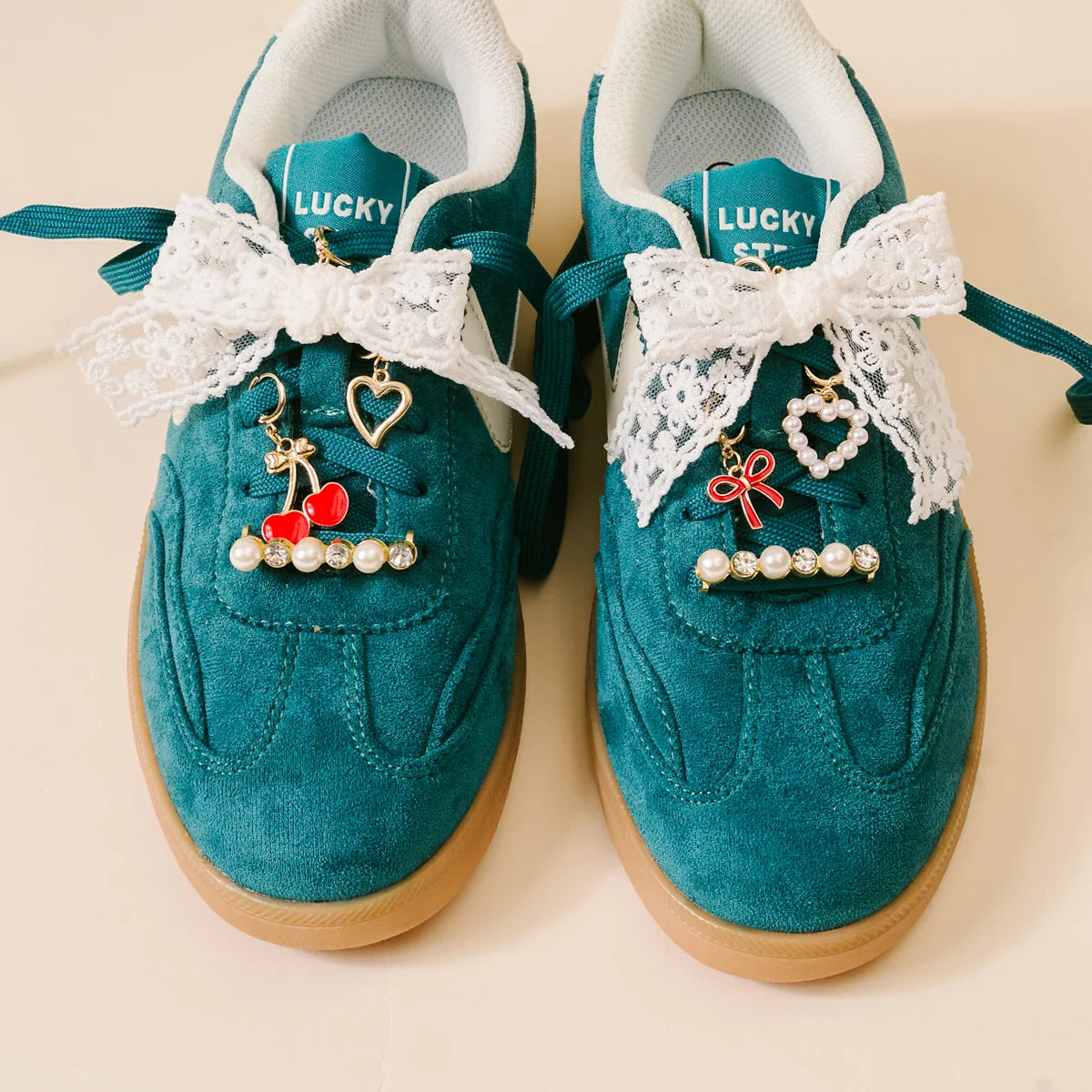 THE DARLING EFFECT- Cherry Twist Dazzle Shoe Charm Pack
