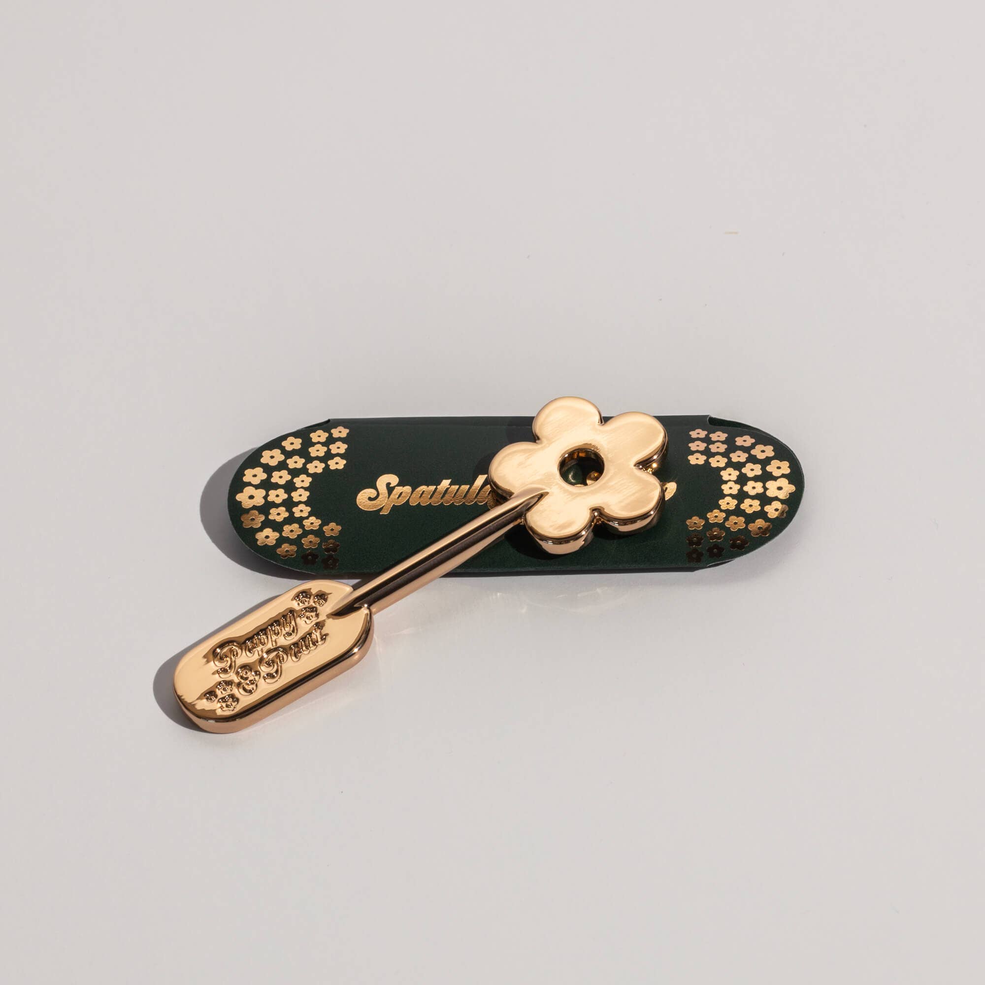 POPPY & POUT - Lip Care Spatula - Gold Daisy