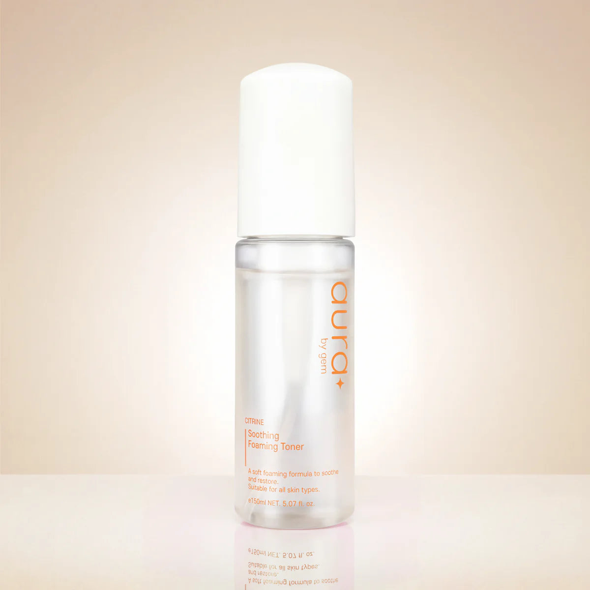 aura soothing foaming toner