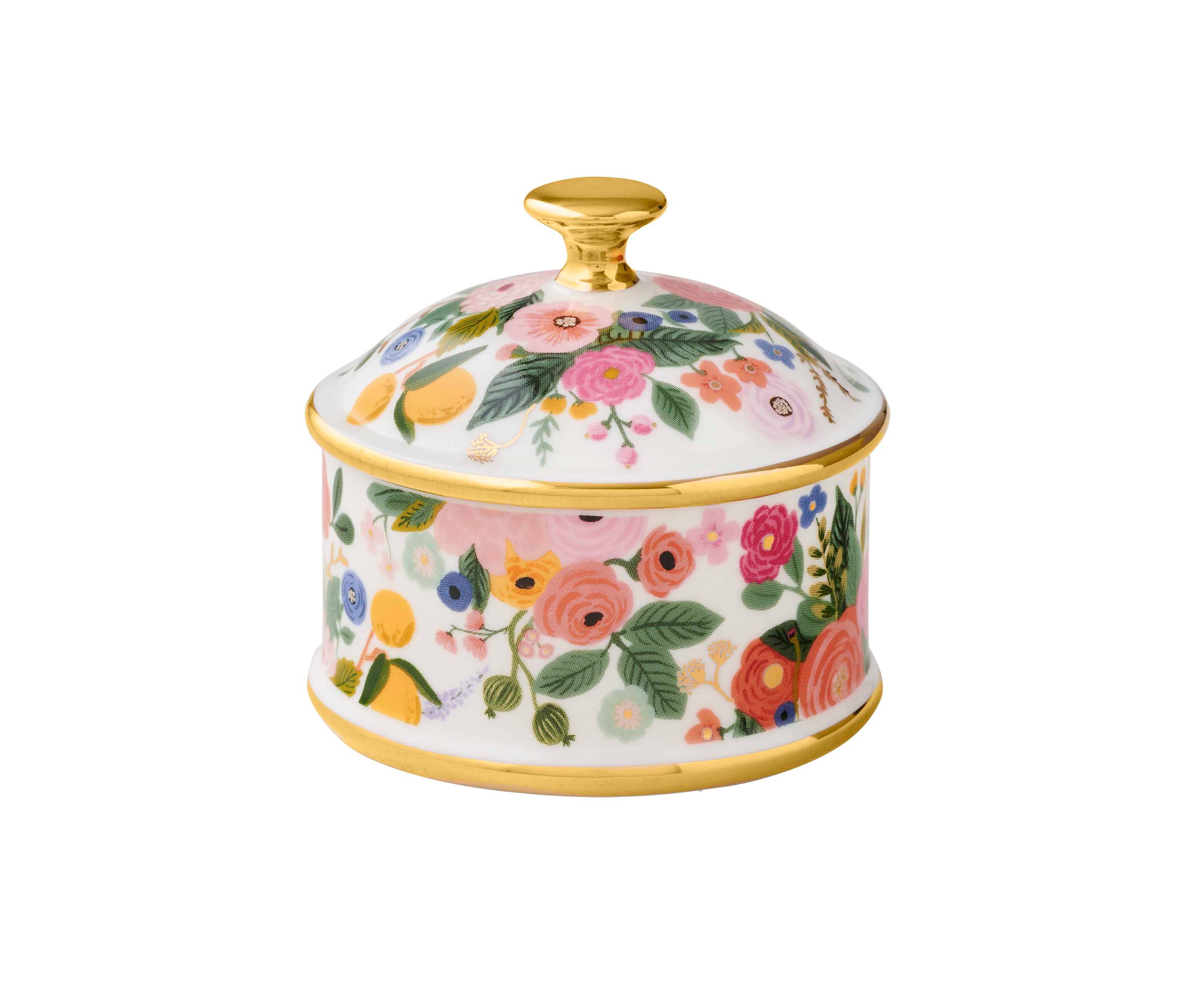 RIFLE PAPER CO - Garden Party Round Porcelain Box