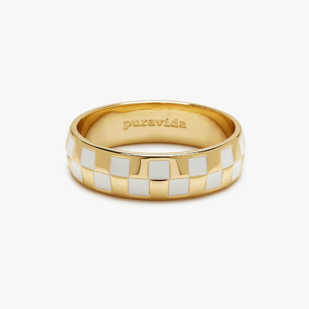 PURA VIDA - Checkerboard Ring
