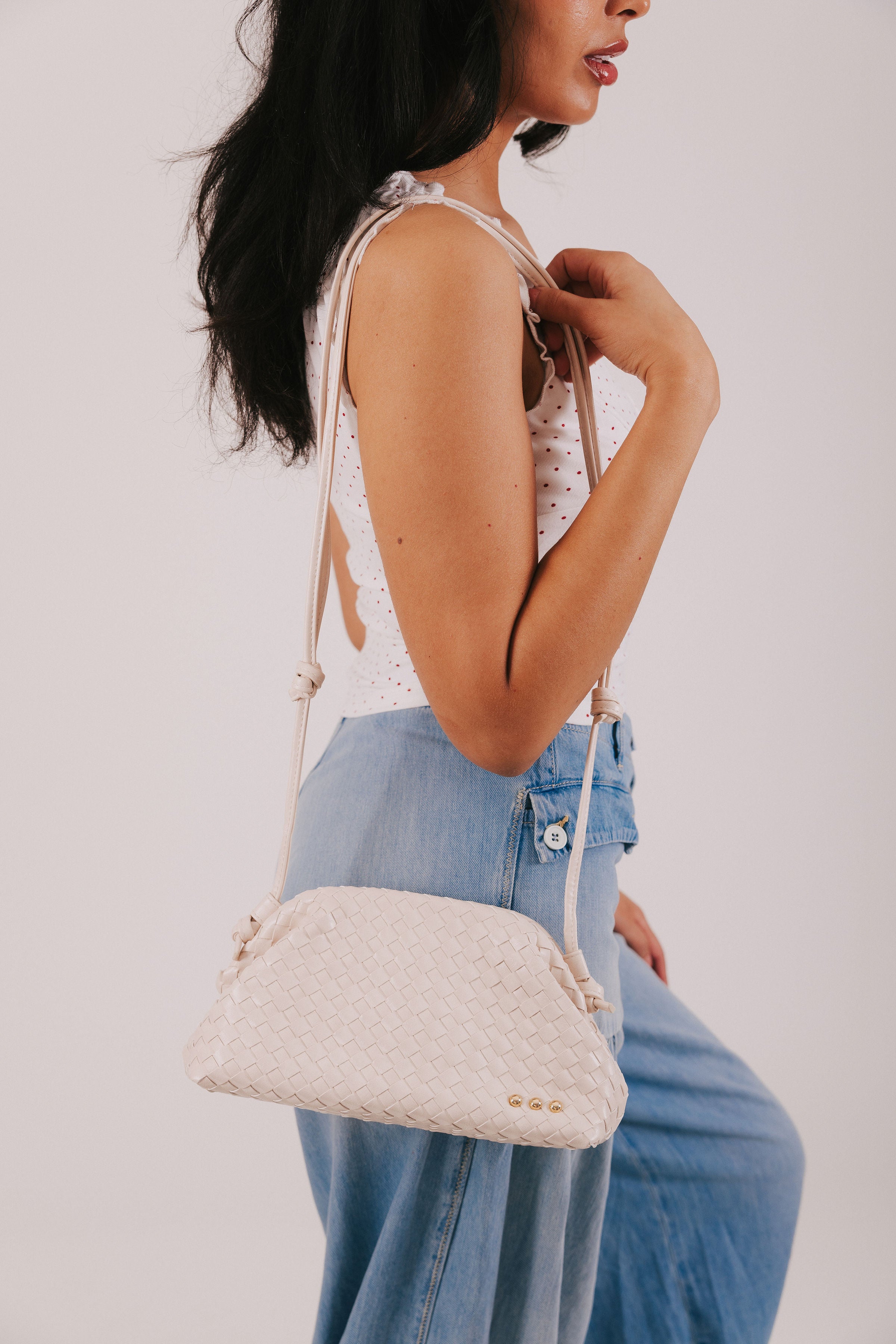 PRETTY SIMPLE - Lacy Bag in Cream
