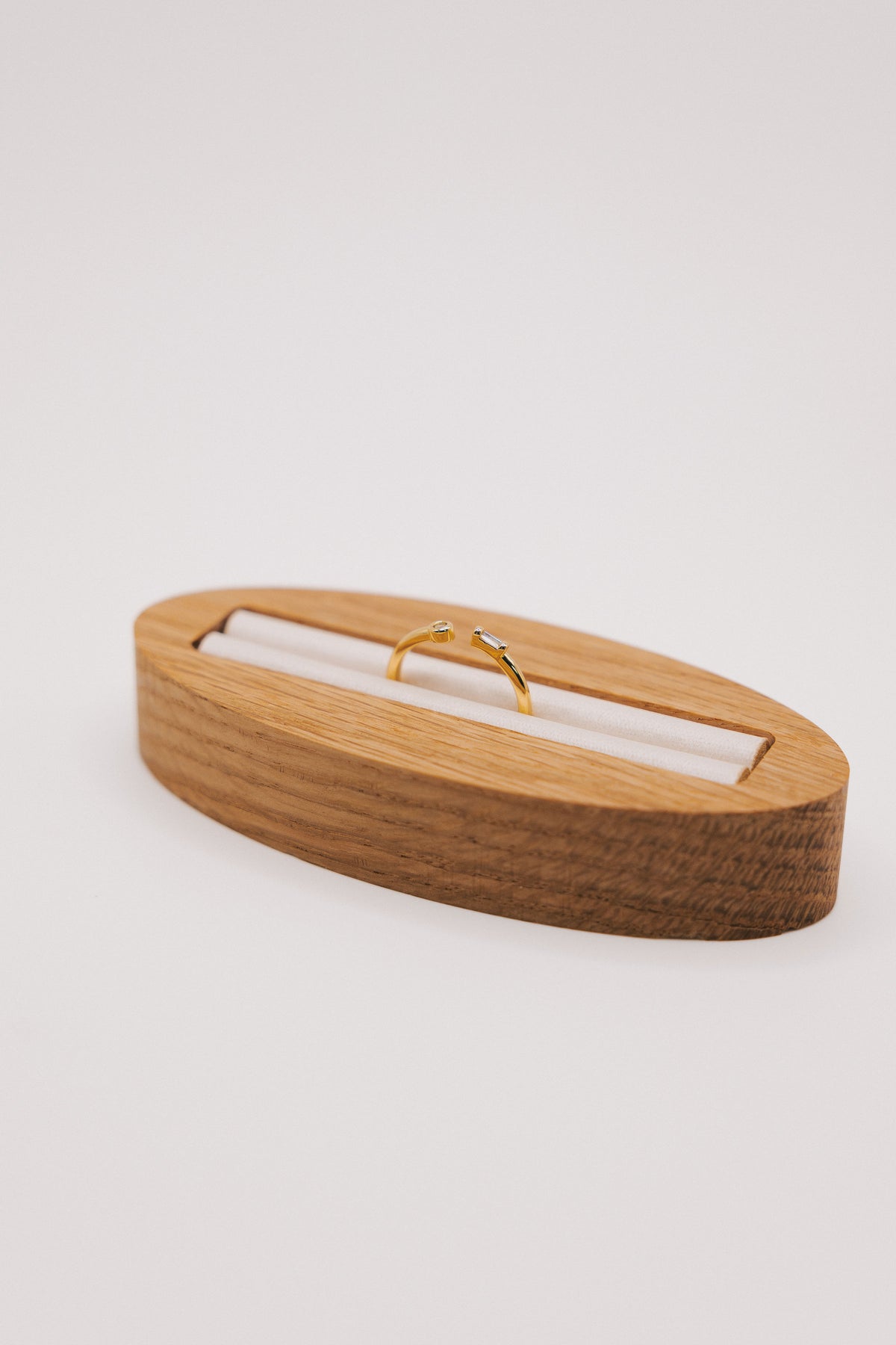 open gold ring asymmetrical