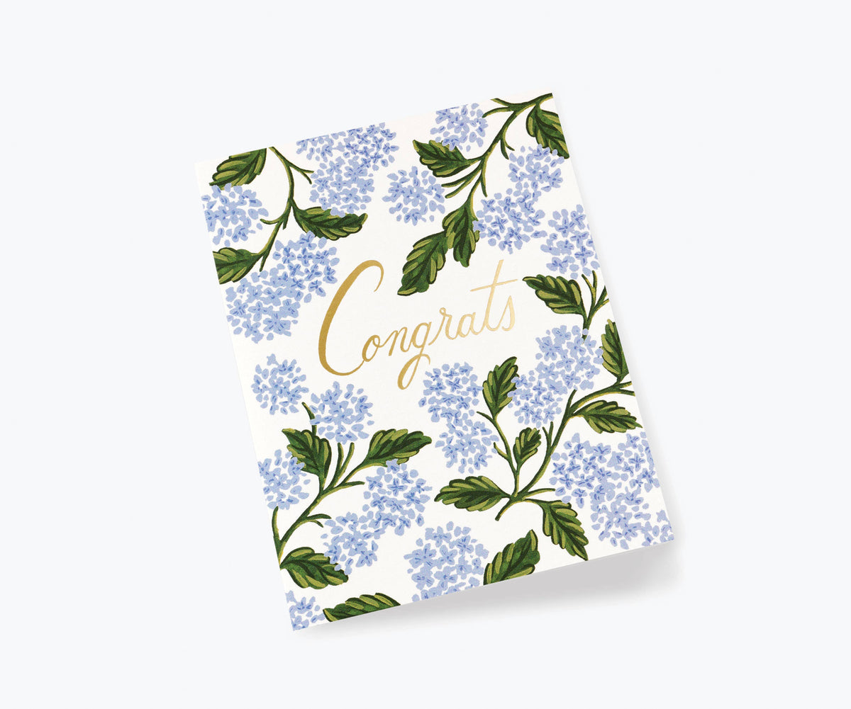 RIFLE PAPER CO - Hydrangea Congrats Card