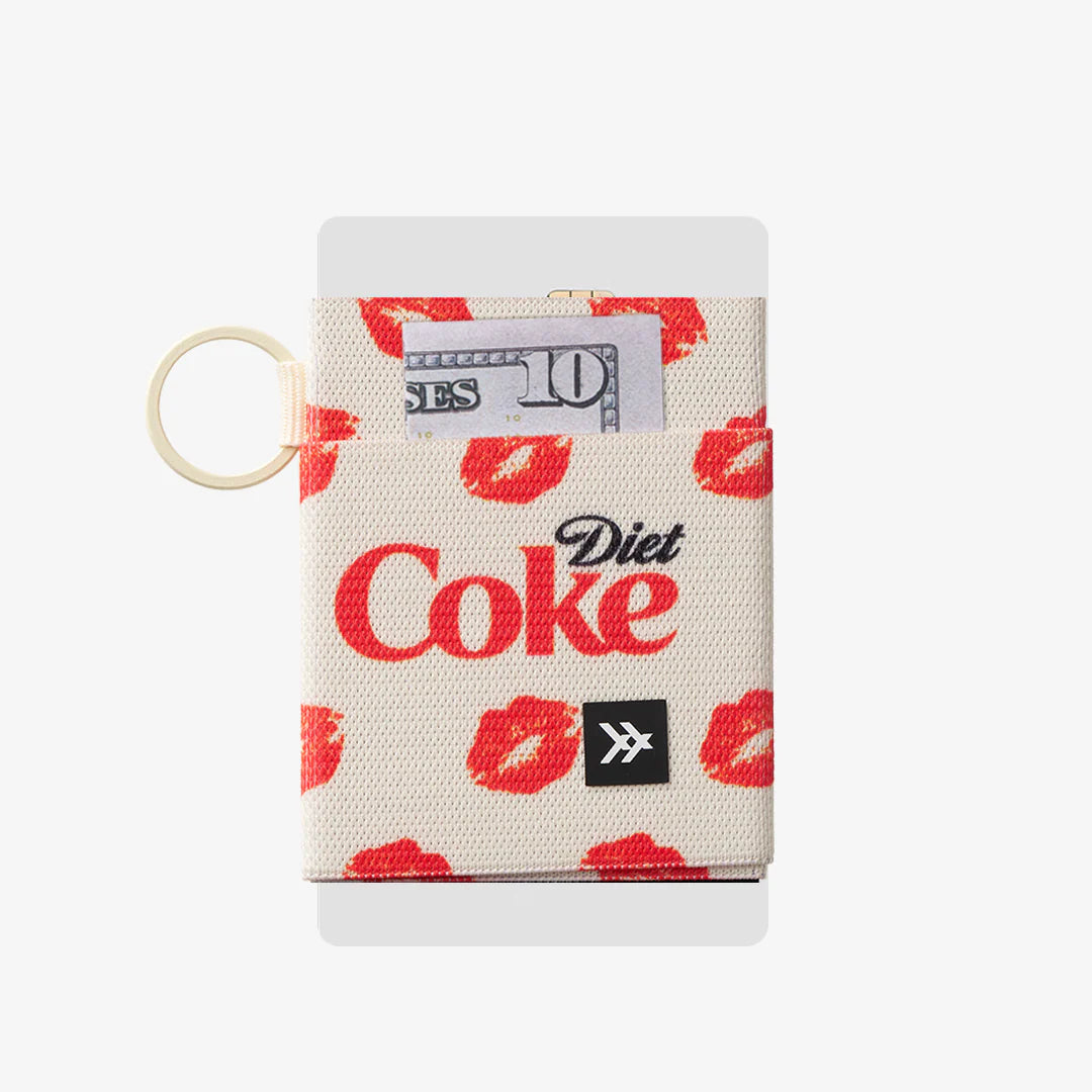 diet coke kiss elastic wallet