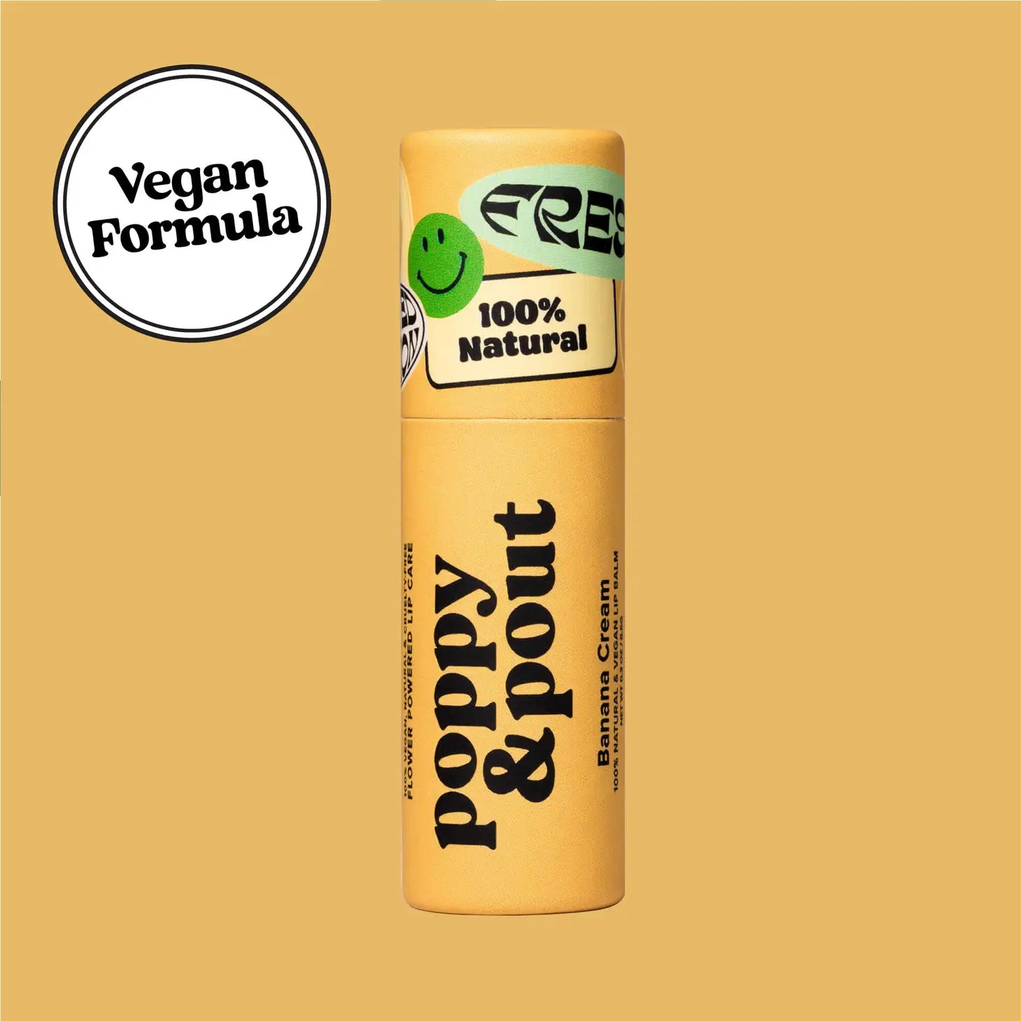 Poppy + Pout Lip Balm - "Sunny Daze" Banana Cream
