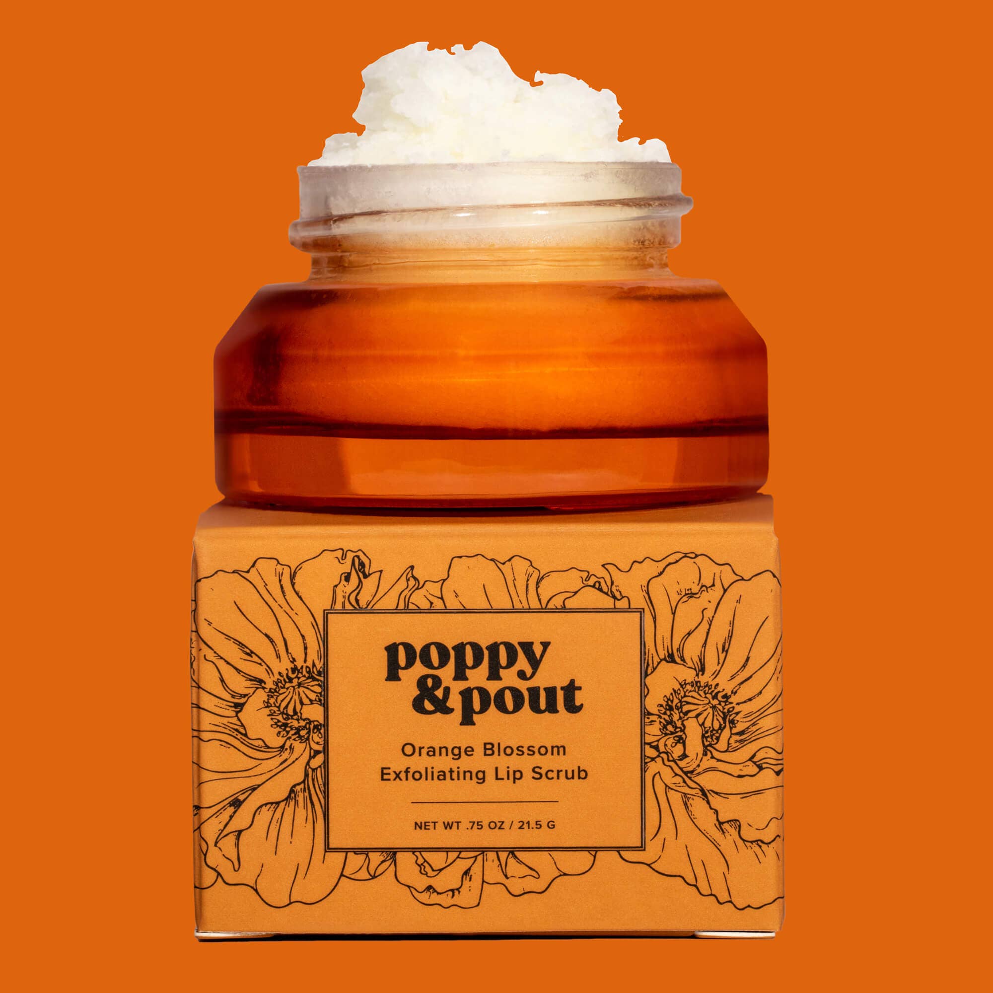 POPPY & POUT - Lip Scrub - Orange Blossom